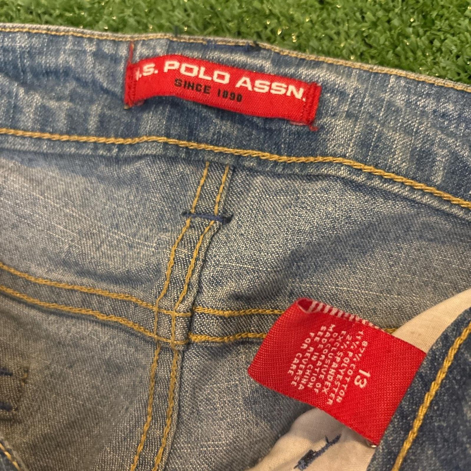 U.S. Polo Assn. Women’s Vintage U.S Polo Assn Blue Denim Jeans Size 32" / US 10 / IT 46 - 7 Thumbnail