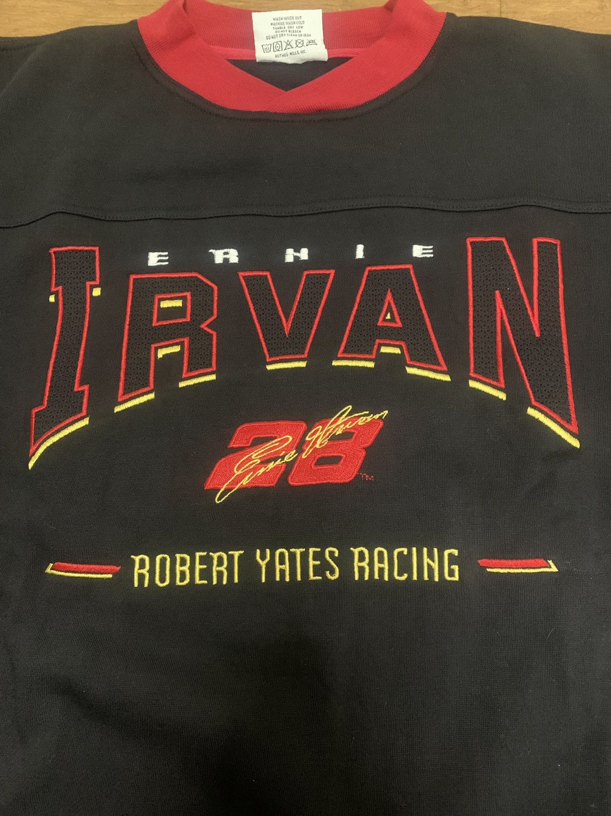 Chase Authentics × NASCAR × Vintage Vintage Ernie Irvan Robert Yates Racing Crewneck Size US XL / EU 56 / 4 - 2 Thumbnail