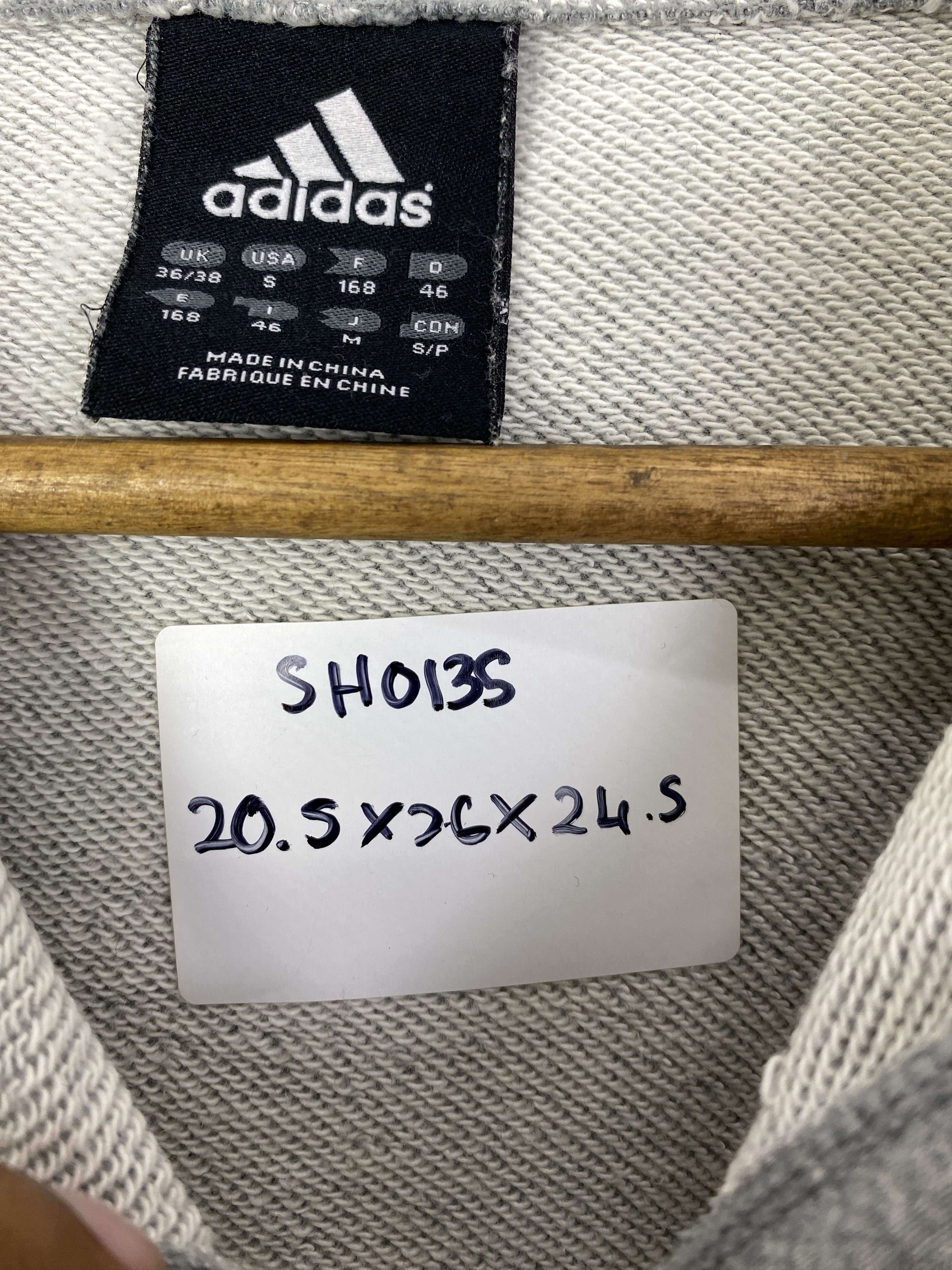 Adidas Vintage Y2k Adidas Pullover Hoodie SH0135 Size US S / EU 44-46 / 1 - 12 Thumbnail