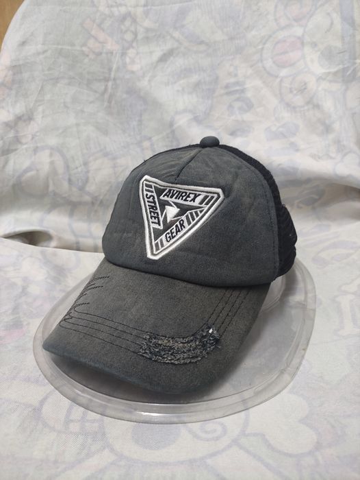 Avirex AVIREX STREET GEAR VINTAGE TRUCKER CAP | Grailed