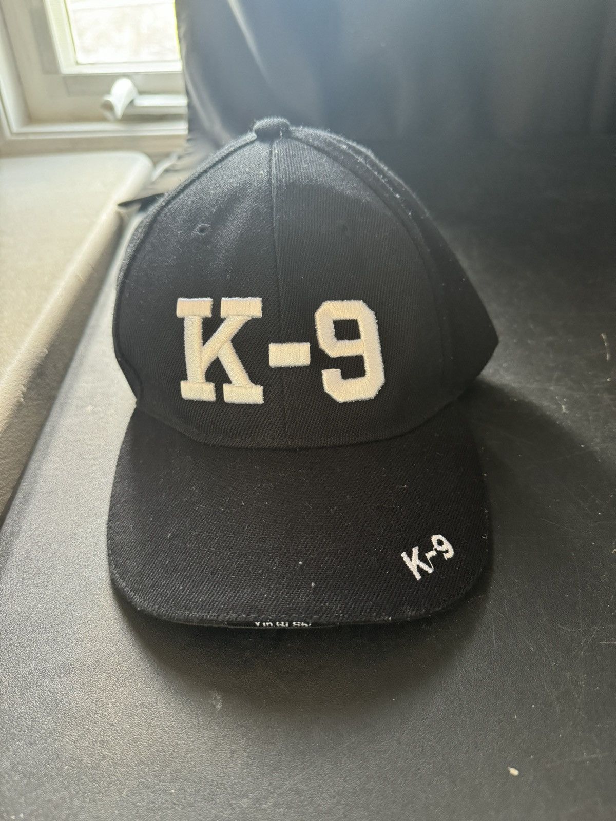 Japanese Brand K-9 Black Service Dog Hat Police Cop Swat Size ONE SIZE - 2 Thumbnail
