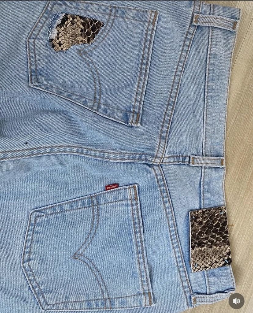 Levi's Vintage Clothing Upcycled Levi’s Denim Size US 32 / EU 48 - 4 Thumbnail