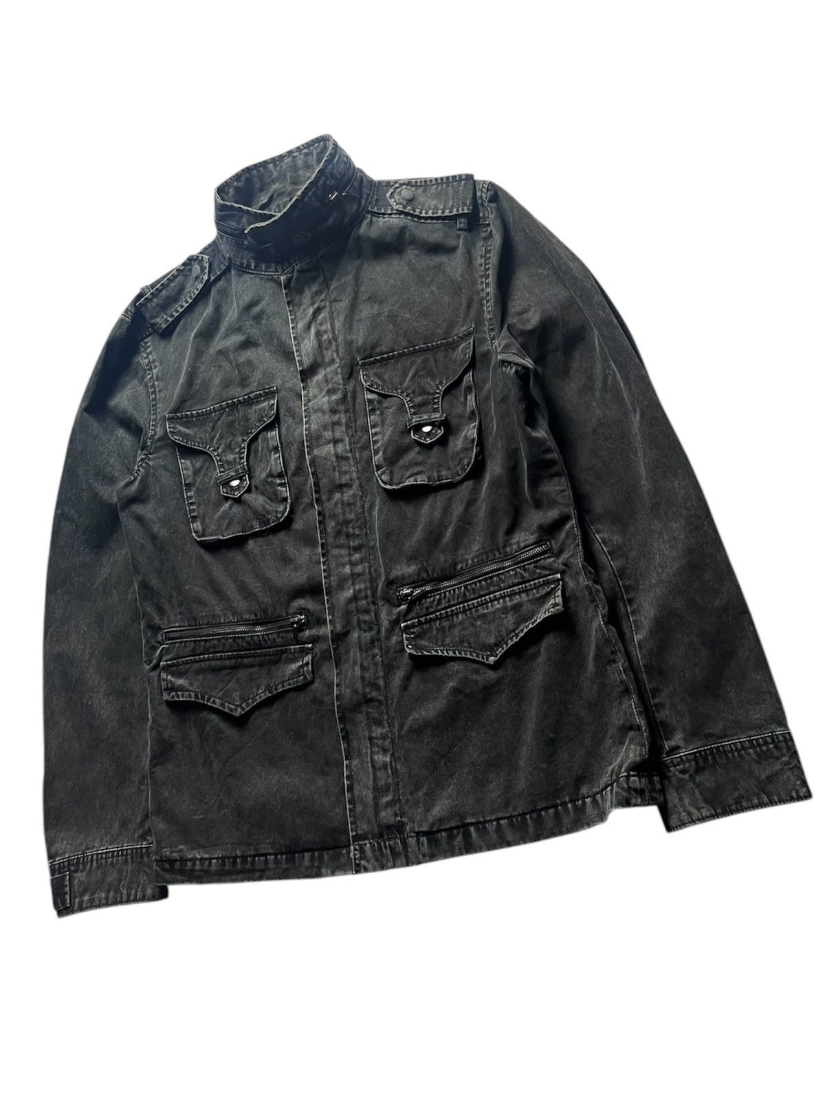 Japanese Brand × Le Grande Bleu (L.G.B.) × Yasuyuki Ishii Faded Create Barefoot Punk Multipockets Jacket Size US M / EU 48-50 / 2 - 5 Thumbnail