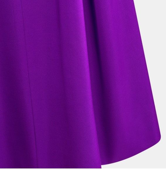 Dior o1w1db10824 Mid-Length Bustier Dress in Purple Size XS / US 0-2 / IT 36-38 - 3 Thumbnail