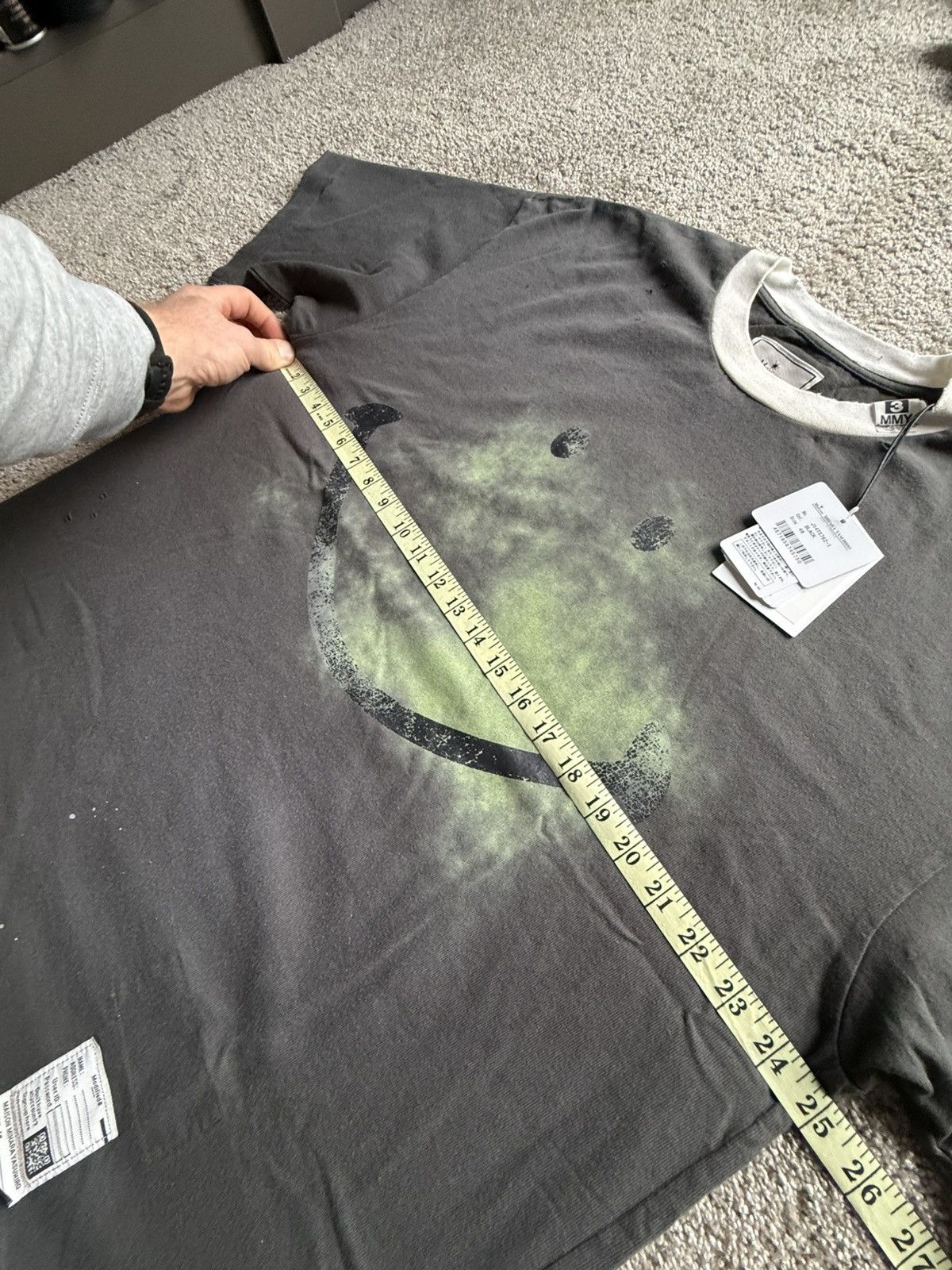 Maison MIHARA YASUHIRO Maison Mihara Yasuhiro smile acid wash MMY smiley t shirt 48 Size US M / EU 48-50 / 2 - 3 Thumbnail