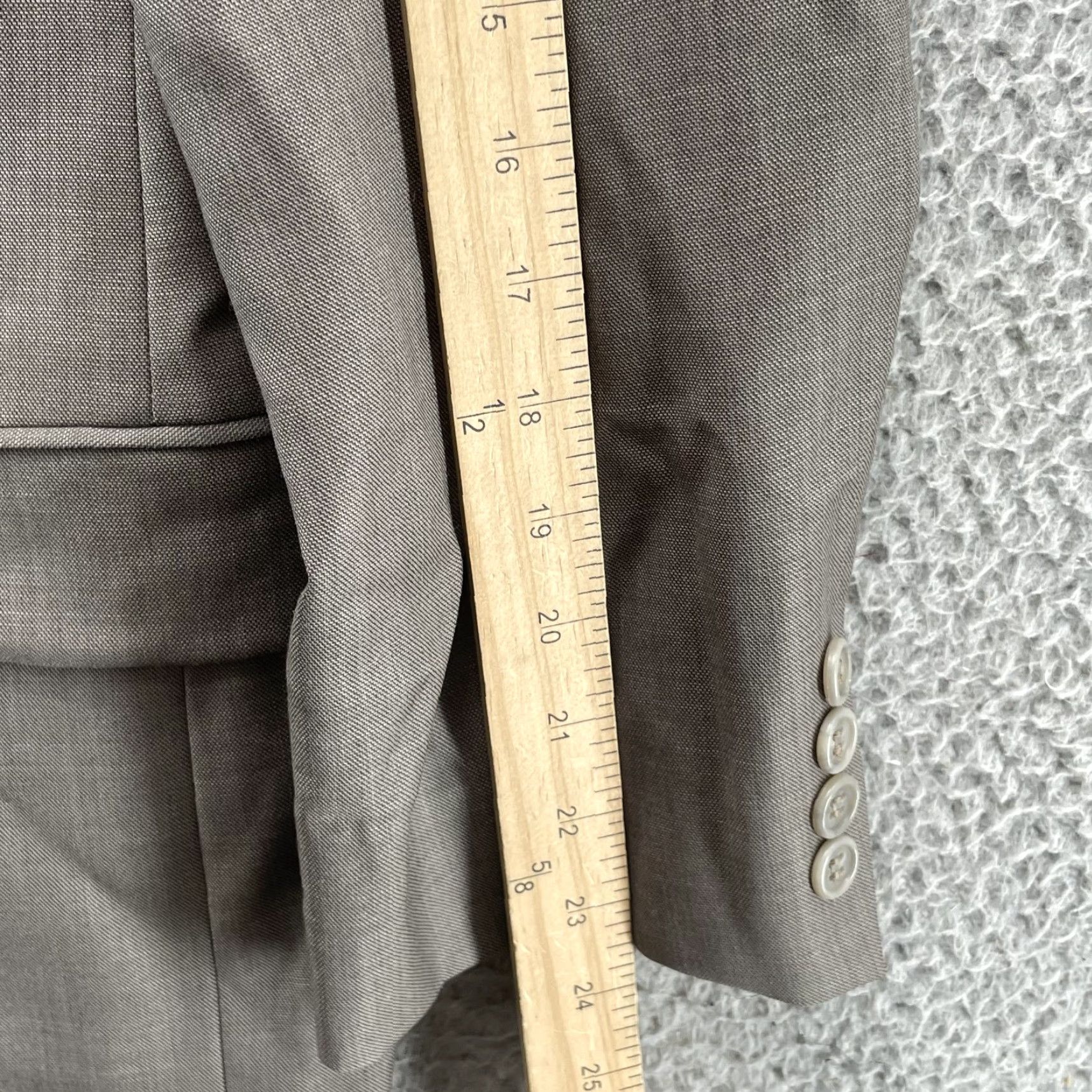 Jack Victor Jack Victor Men's Blazer 46 S Olive Green 100% Wool Corpcore Academia Business Size 46R - 6 Thumbnail