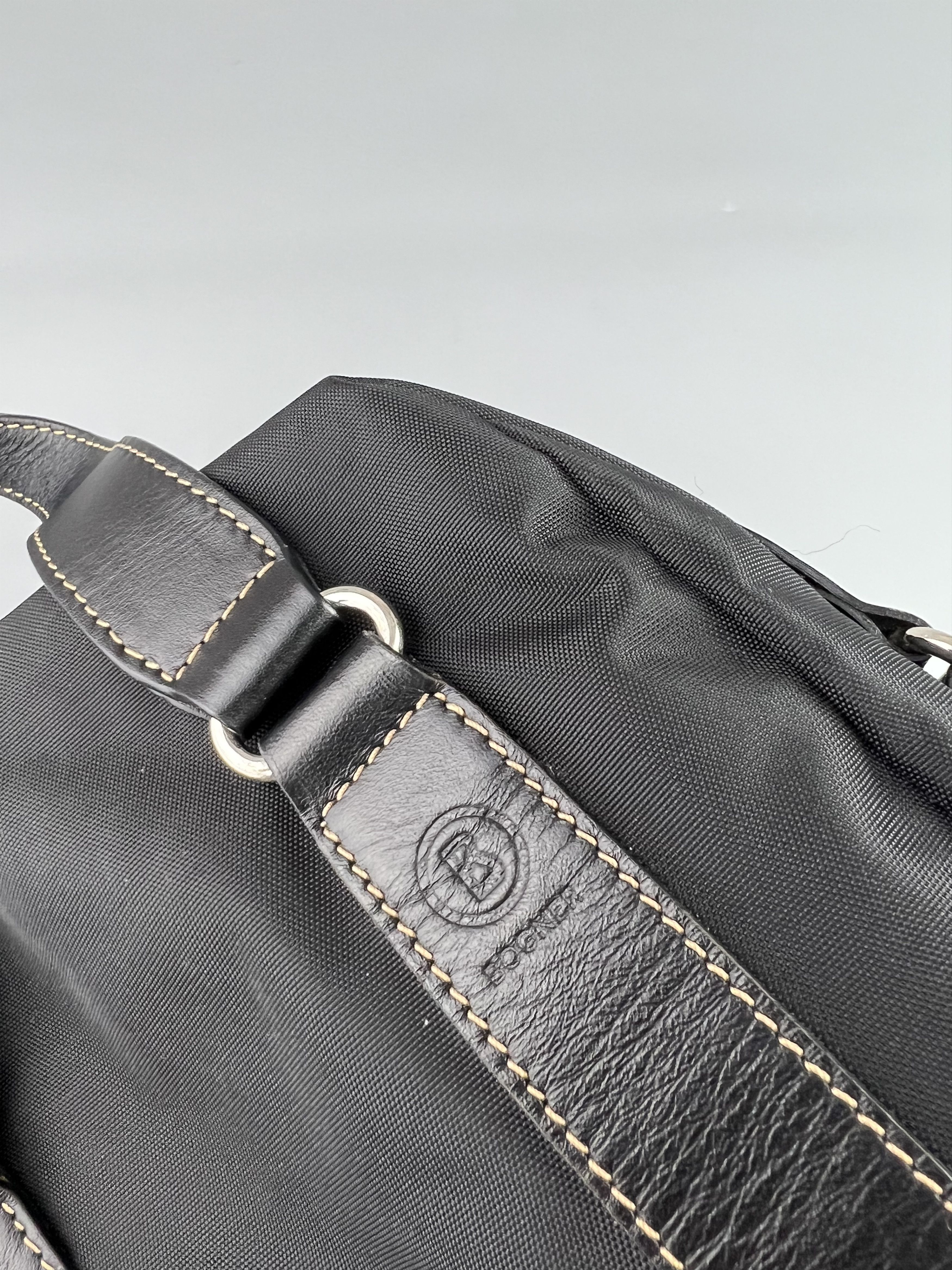 Bogner Bogner Women's Black Nylon Leather Mini Bag Handbag Size ONE SIZE - 7 Thumbnail