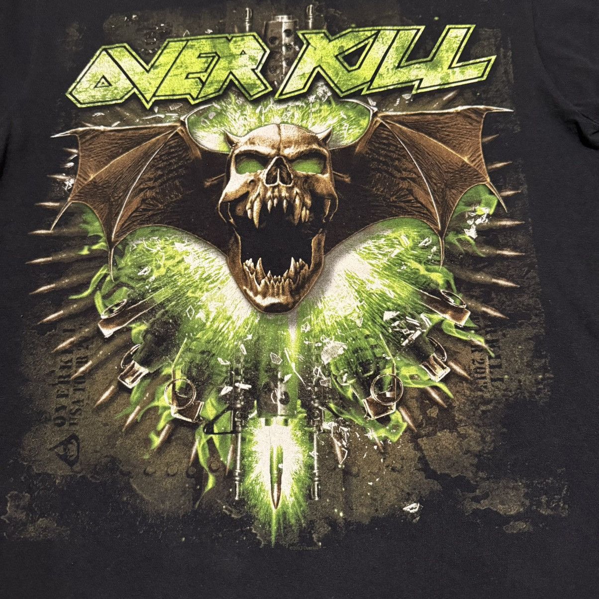 Anvil Overkill Tour 2013 Official Merchandise Tag Anvil Size US M / EU 48-50 / 2 - 3 Thumbnail