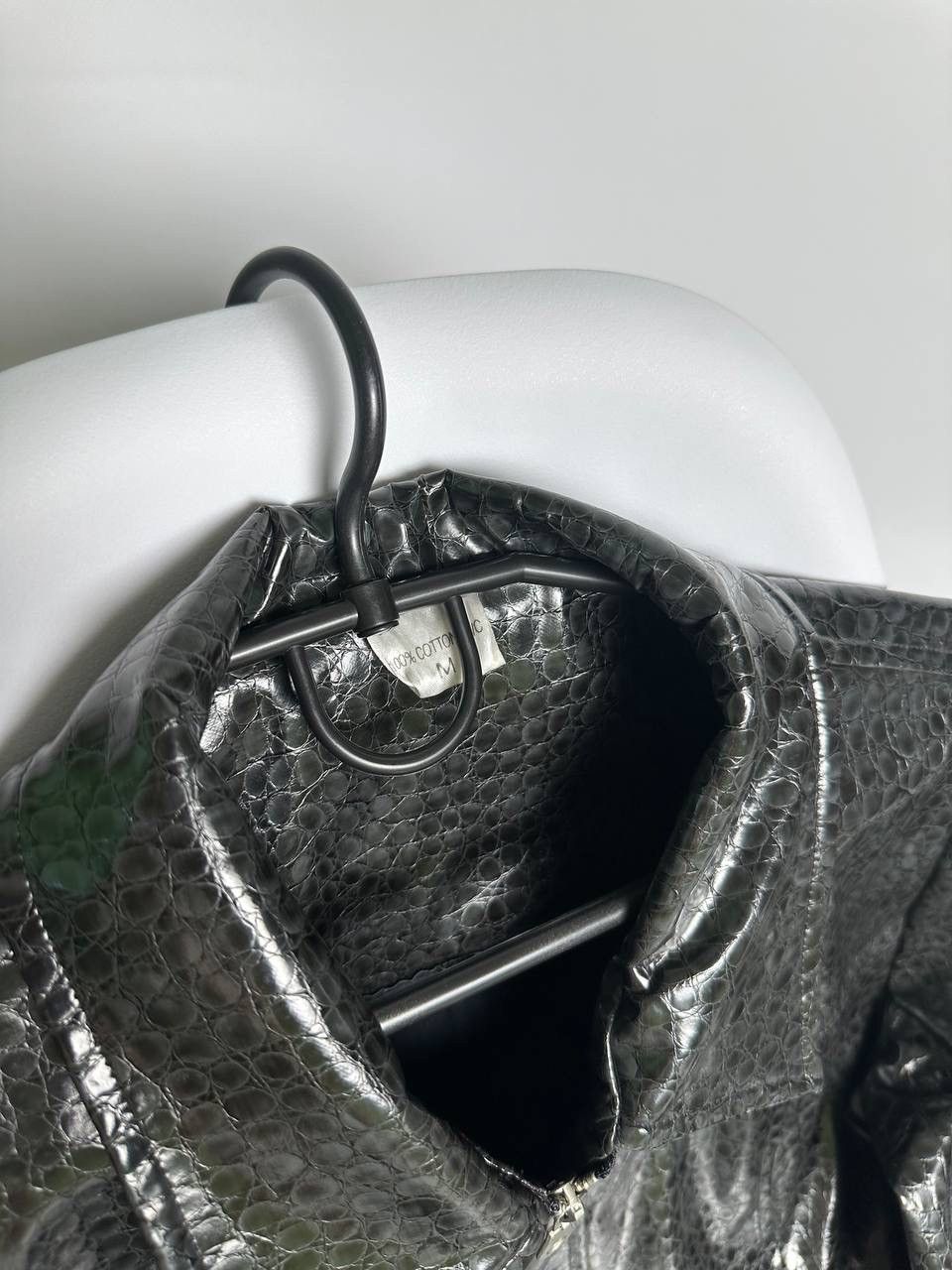 Japanese Brand × Leather × Vintage Vintage Leather Snake black Women’s Jacket Size M / US 6-8 / IT 42-44 - 6 Thumbnail