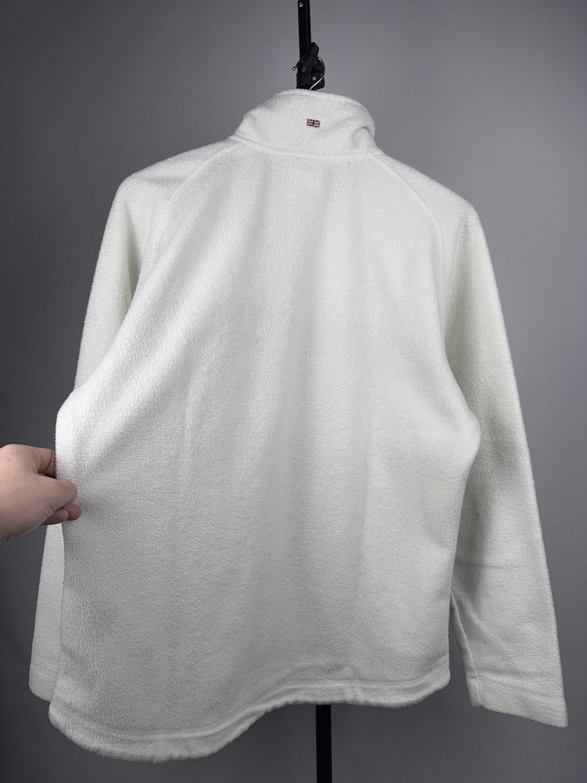 Reebok Vintage 00s Reebok Classic White Fleece Quarter Zip Size M/L Size US M / EU 48-50 / 2 - 13 Thumbnail