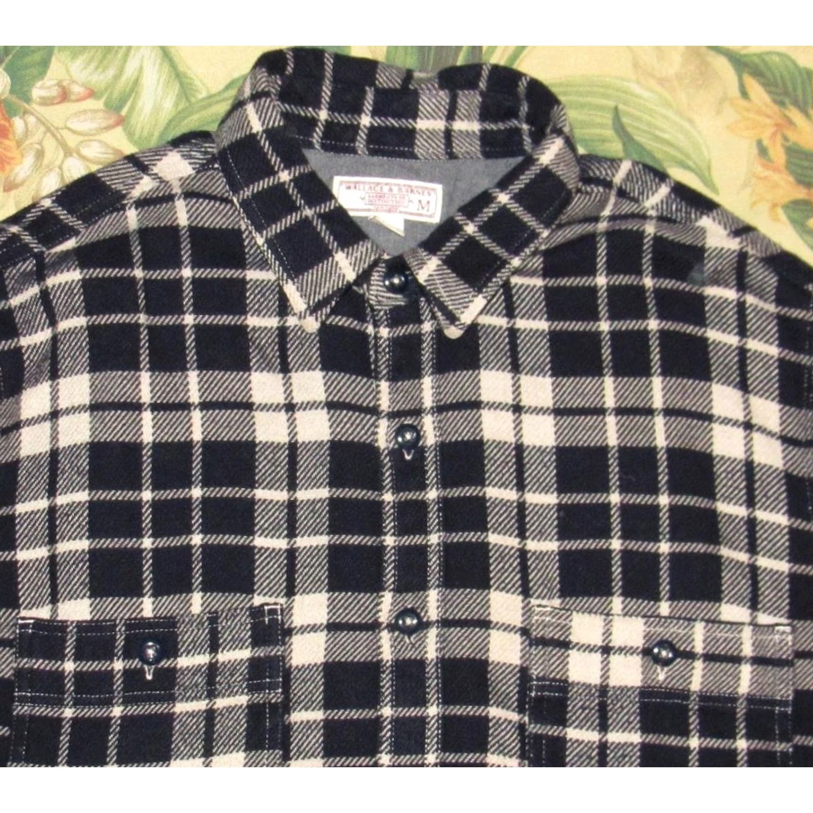 Wallace & Barnes WALLACE & BARNES Plaid Long Sleeve Button Down Shirt Medium Size US M / EU 48-50 / 2 - 2 Thumbnail