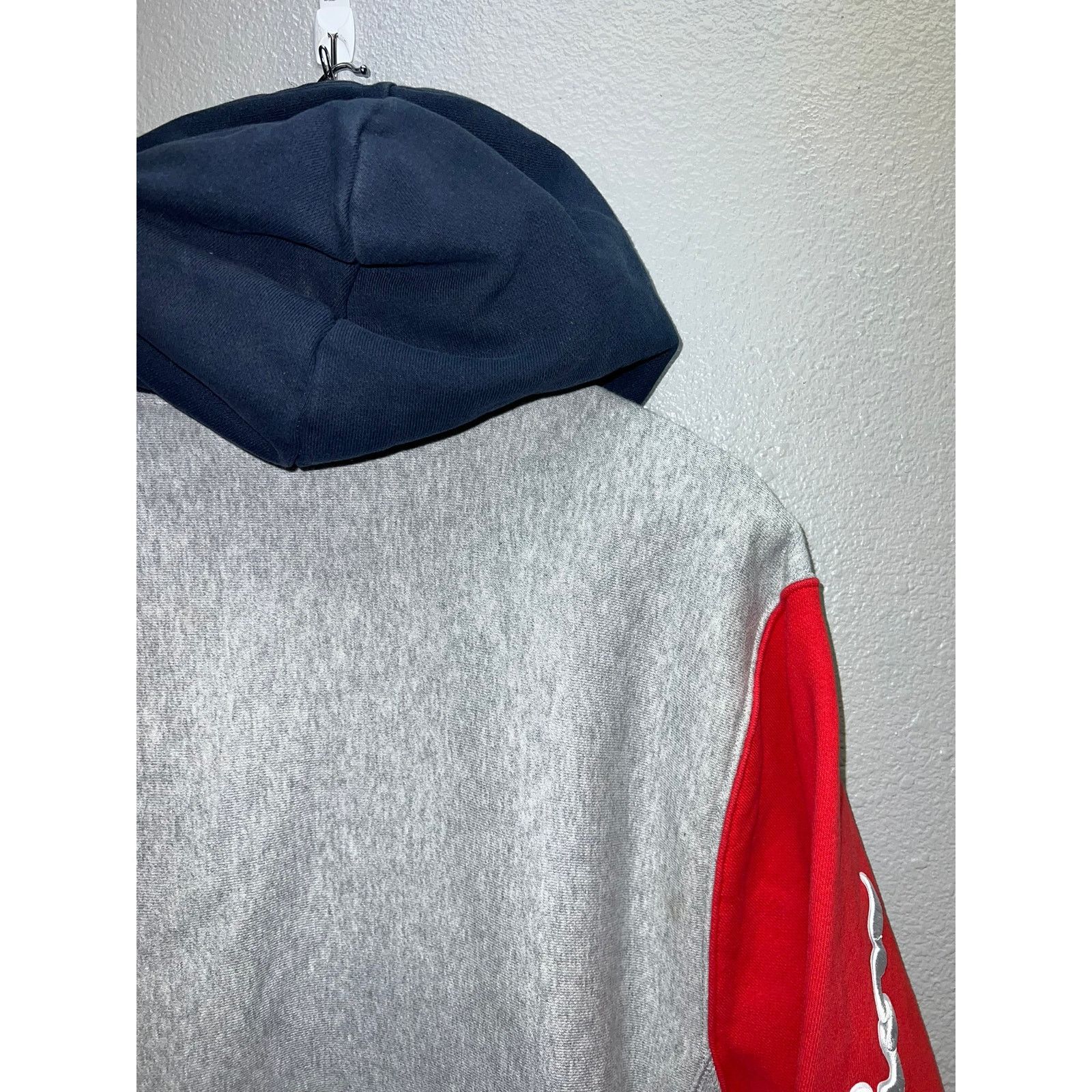 Vintage Champion Reverse Weave Hoodie Gray Blue Missing Logo M Size US M / EU 48-50 / 2 - 9 Thumbnail