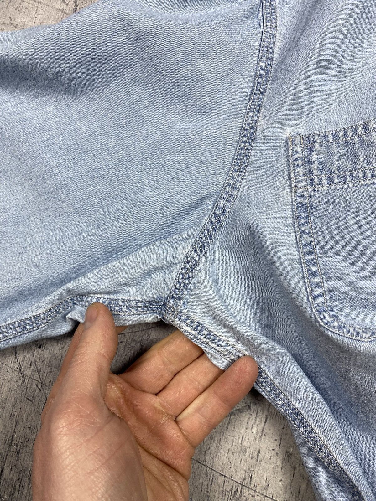 Polo Ralph Lauren Vintage Polo Jeans Co Ralph Lauren Distressed Denim Shirt Size US L / EU 52-54 / 3 - 22 Thumbnail