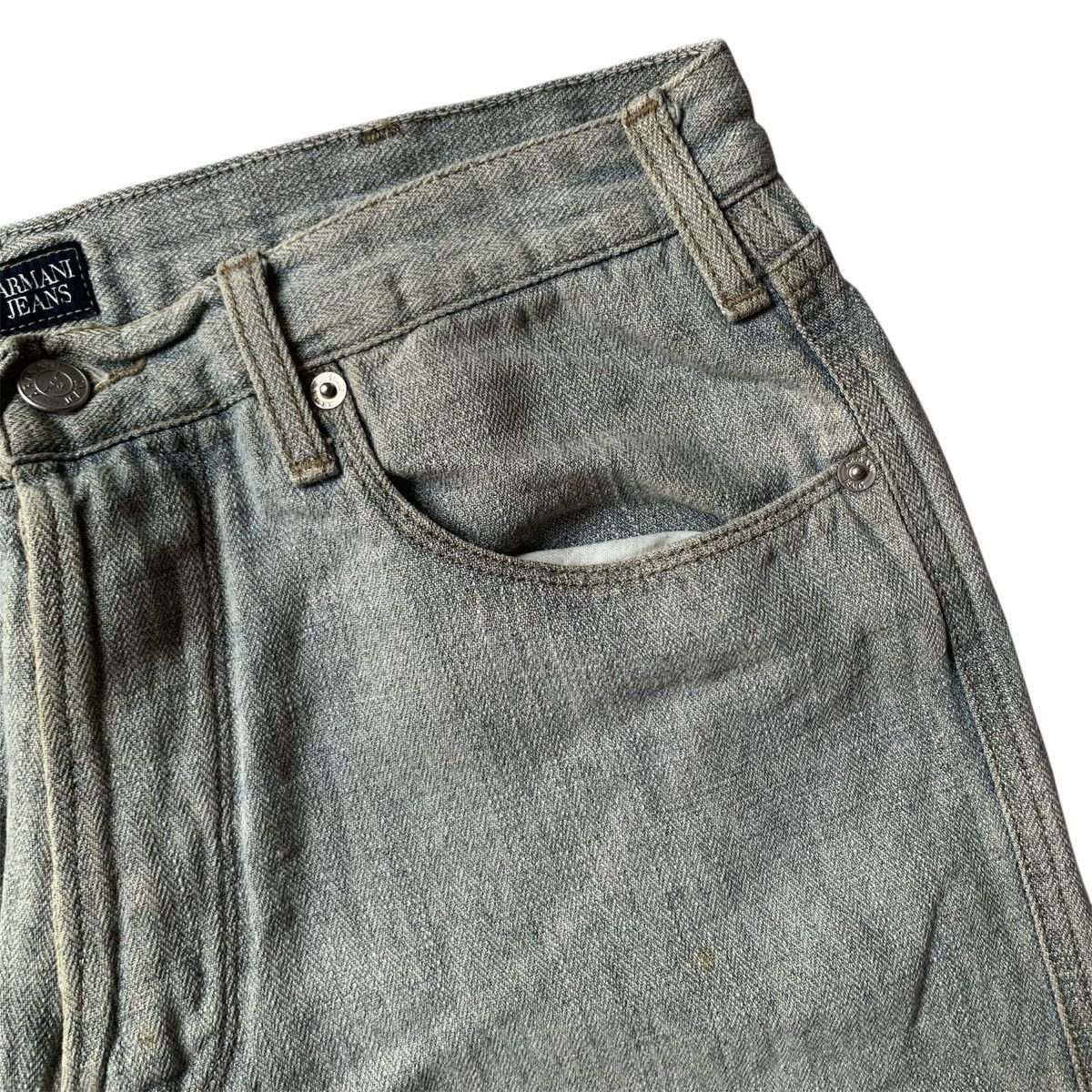 Emporio Armani wide-leg with a distinct colored piping detail down the side Size US 32 / EU 48 - 6 Thumbnail