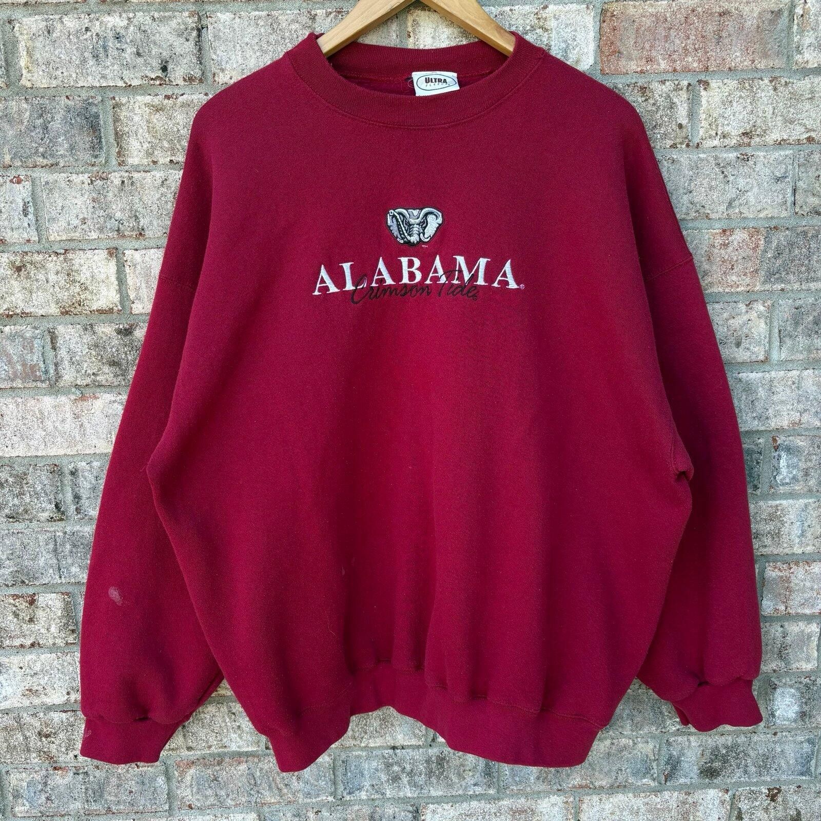 Russell Athletic Vintage 90s Alabama Crimson Tide sweatshirt Size US XL / EU 56 / 4 - 1 Thumbnail