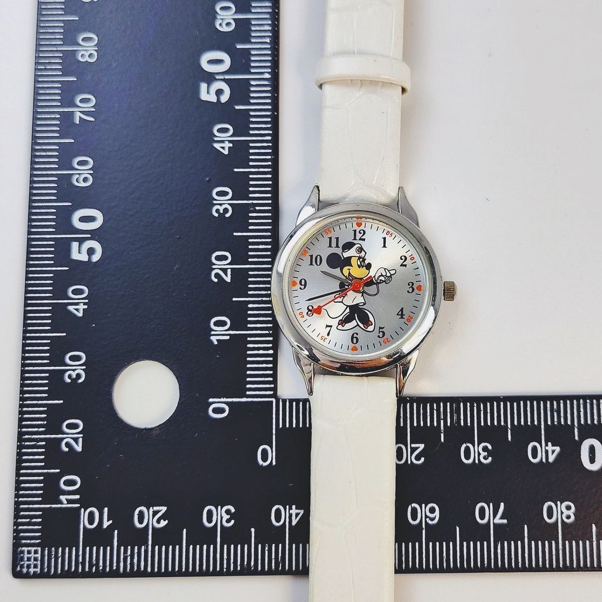Disney Disney Nurse Minnie Mouse White Watch – Silver Face Size ONE SIZE - 9 Thumbnail