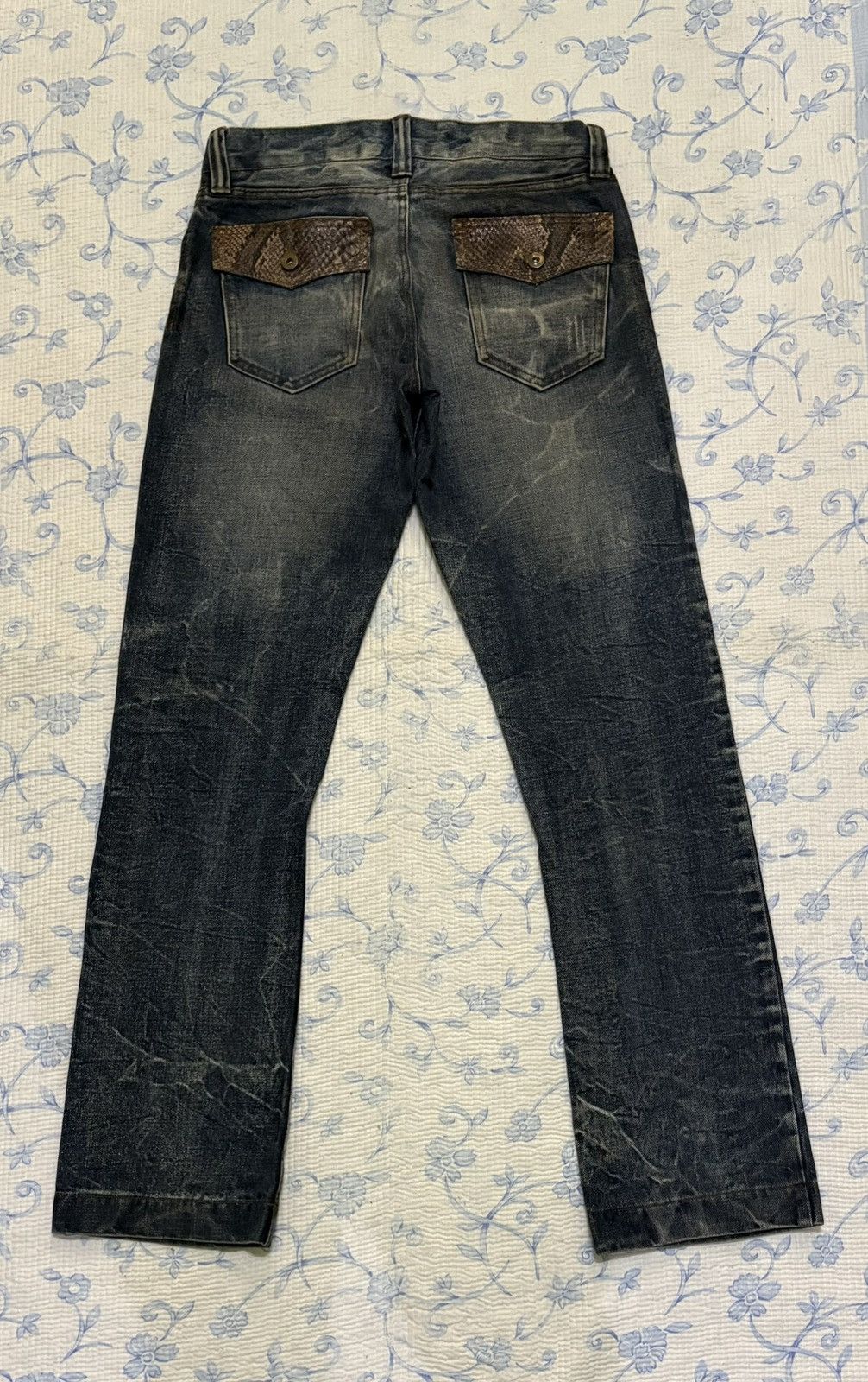 Global Work × Vintage Japanese Global Work Streetwear Flared Distressed Denim Size US 32 / EU 48 - 9 Thumbnail