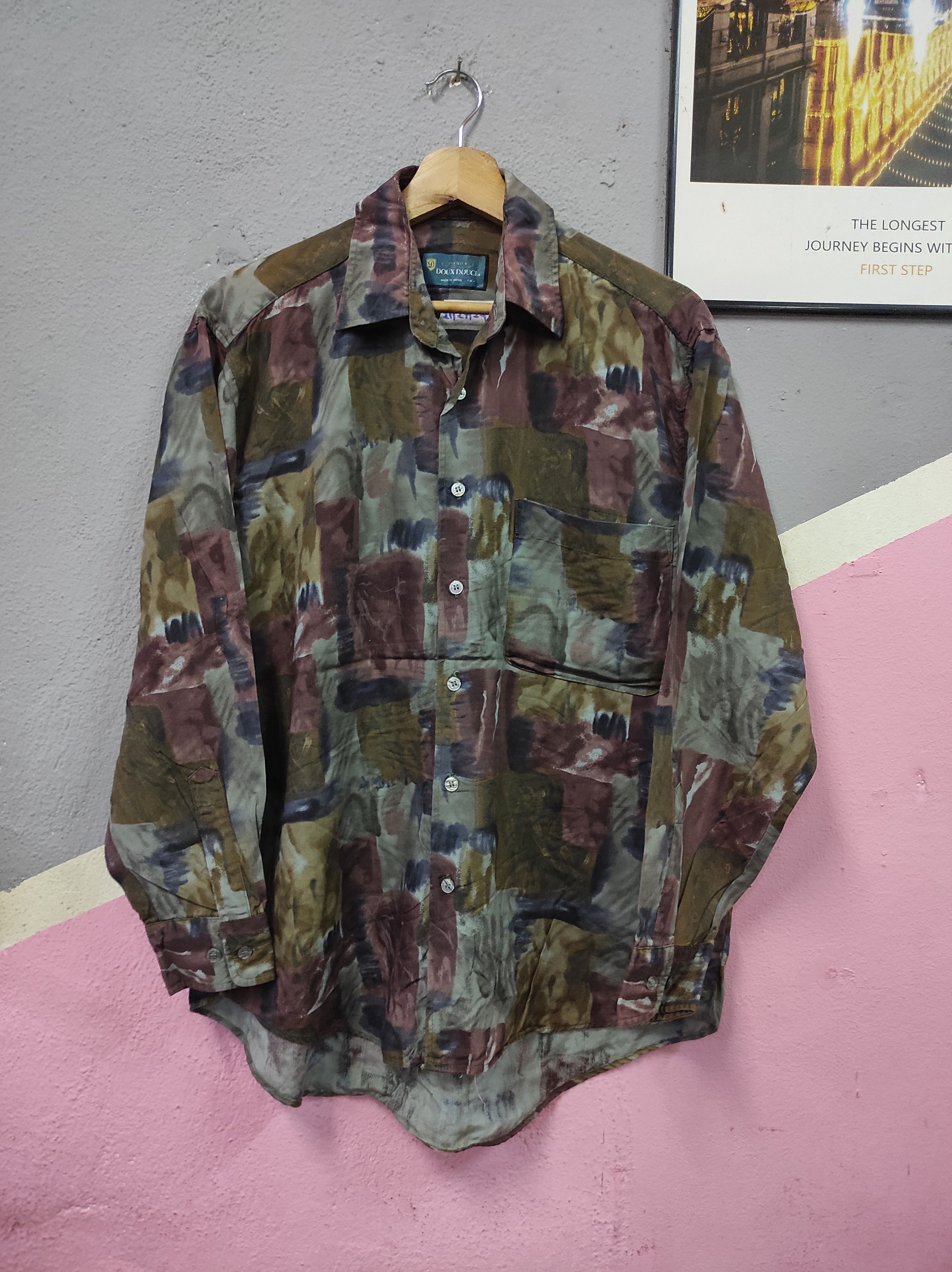 Designer × Japanese Brand PREMIER DOUX DOUCE ART SHIRT LONGSLEEVE Size US M / EU 48-50 / 2 - 1 Thumbnail