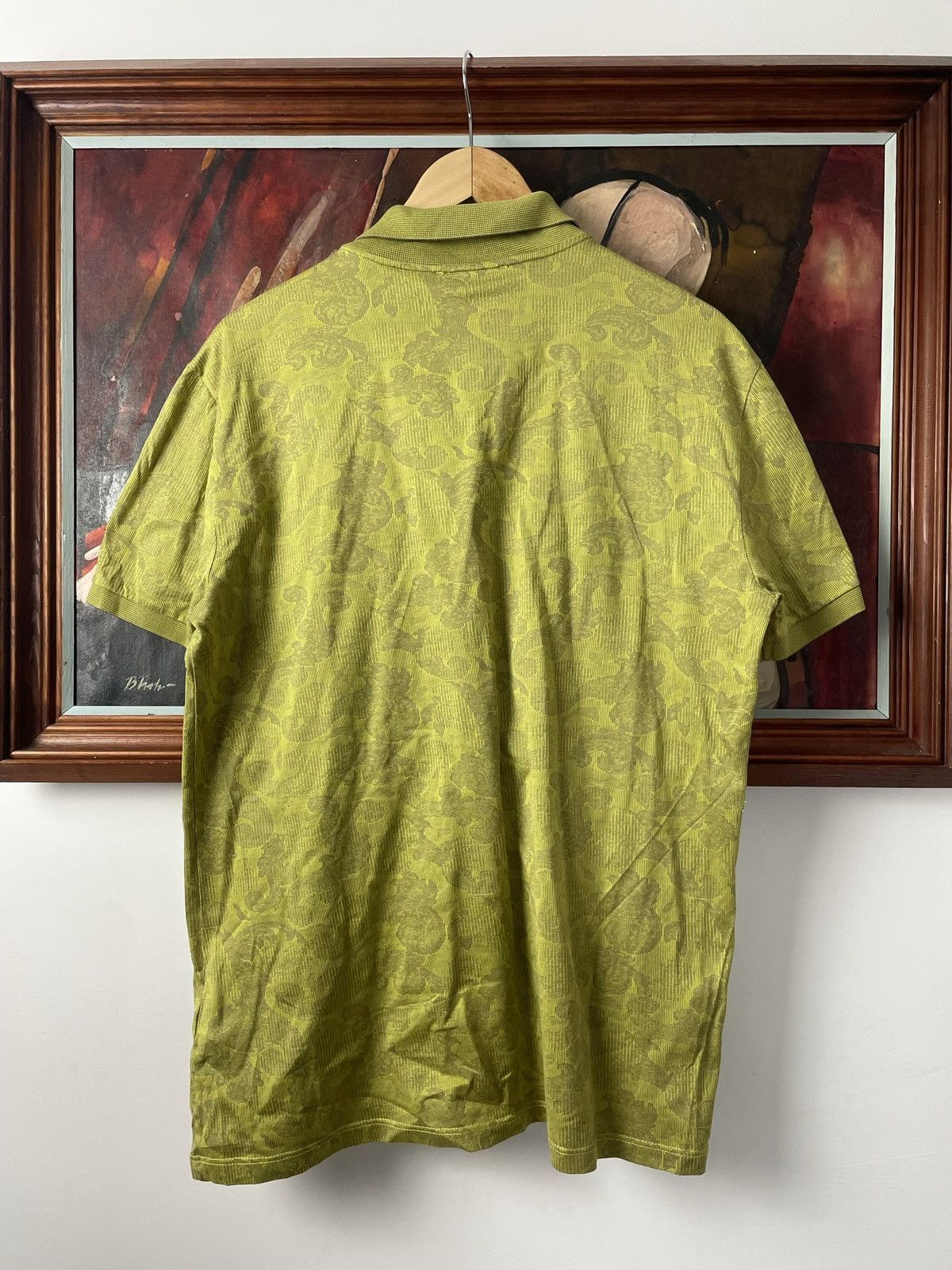 Versace Versace Collection Polo Tee Sleeve Logo Luxury Designer Hype Size US XL / EU 56 / 4 - 2 Thumbnail