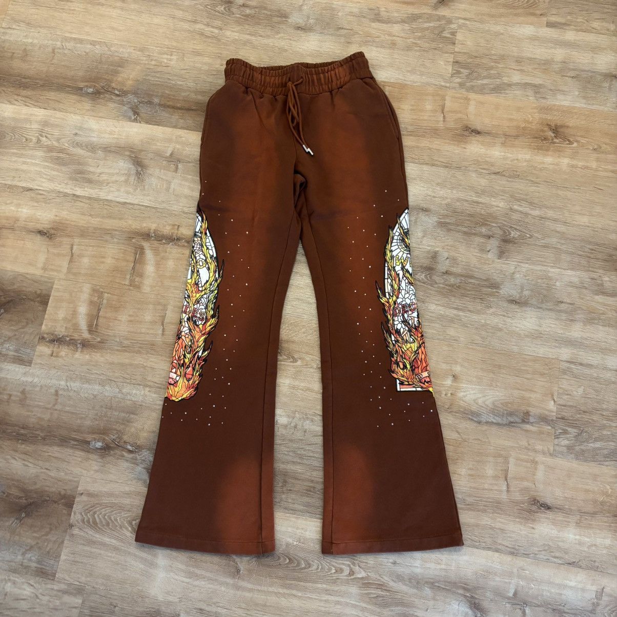 Who Decides War Who Decides War Flame Glass Sweatpants Size 30 Size US 30 / EU 46 - 1 Thumbnail