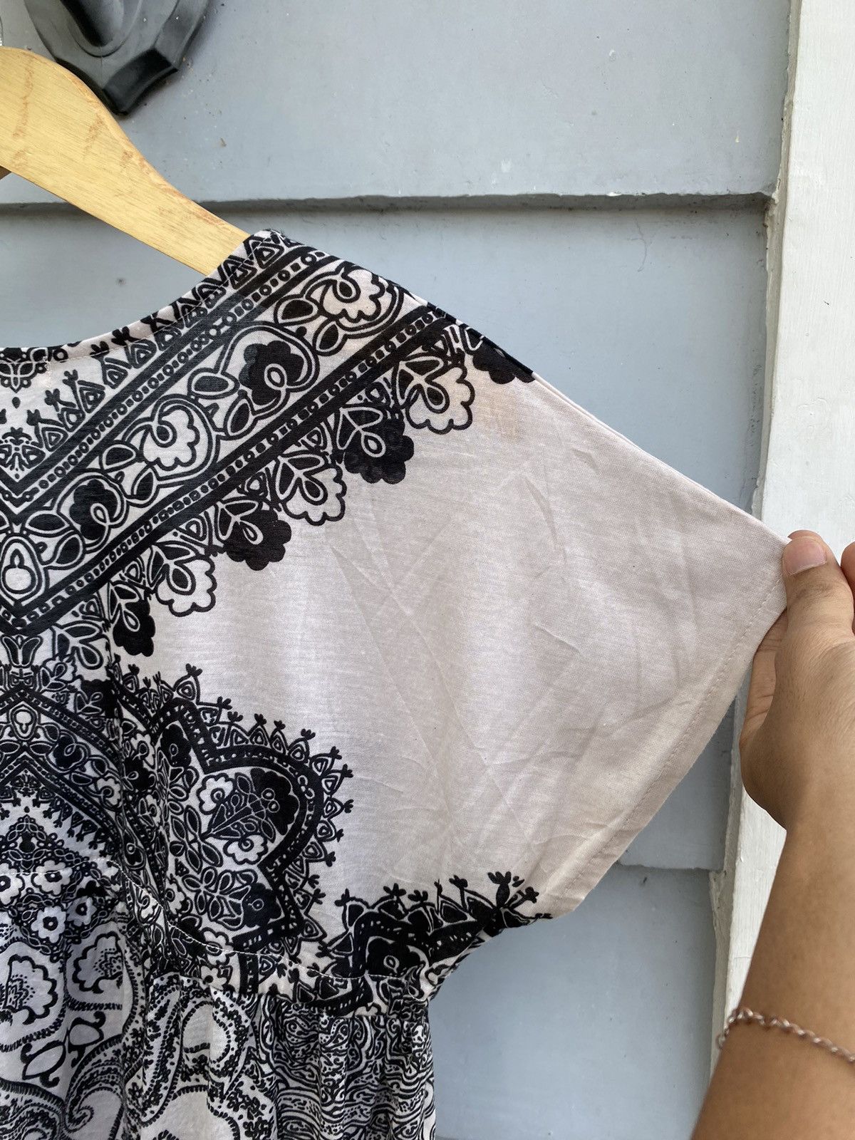If Six Was Nine Chamelle Flower Paisley Bohemian Top Size M / US 6-8 / IT 42-44 - 12 Thumbnail