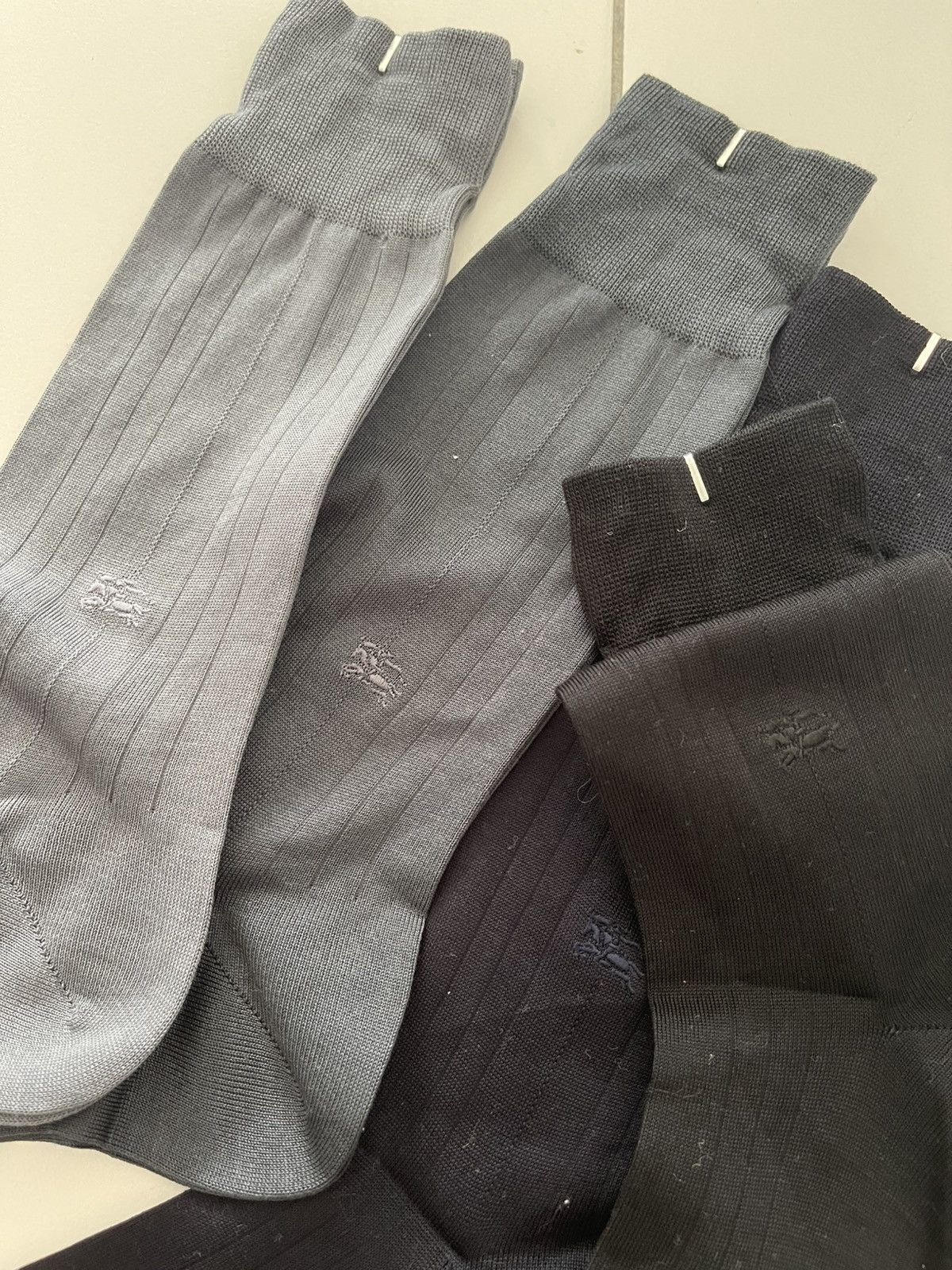 Burberry × Vintage Vintage Burberrys socks Size 26 - 2 Thumbnail