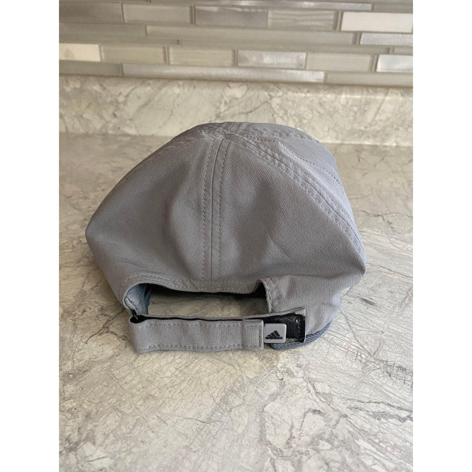 Adidas Adidas Adizero Climacool Gray Adjustable Running Hat Size ONE SIZE - 4 Thumbnail