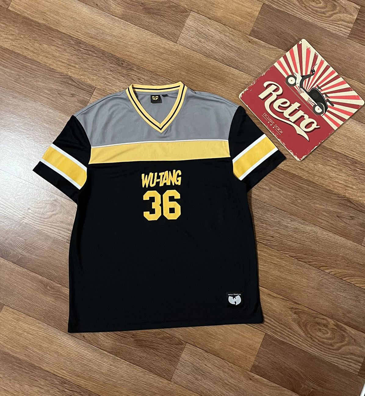 Wu-Tang Clan Wu tang Clan Jersey Rap Tee Rare Baggy ODB Hype Black