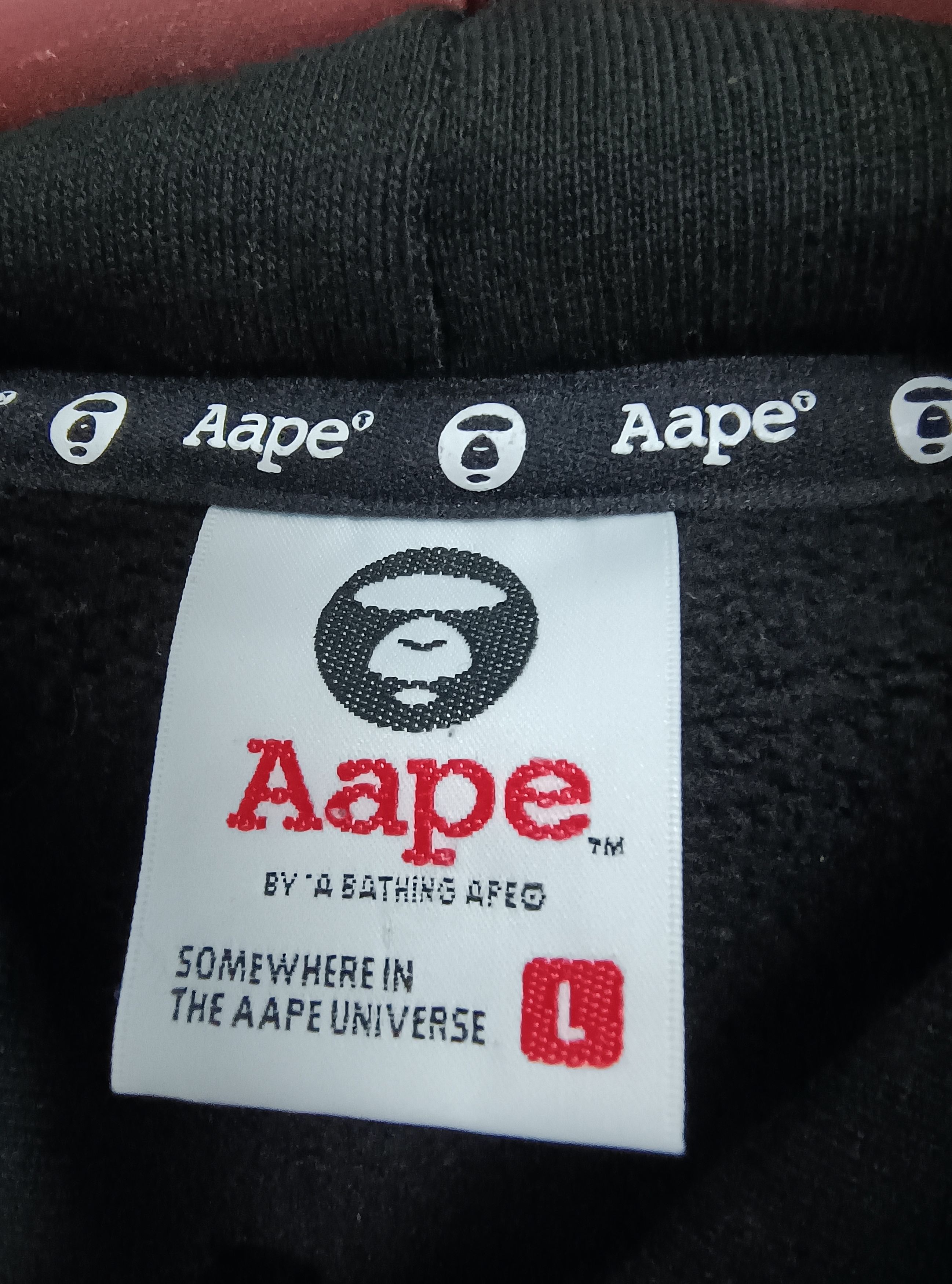 Aape × Bape Aape by A Bathing Ape zulu hoodie 2019ssc Size US L / EU 52-54 / 3 - 3 Thumbnail