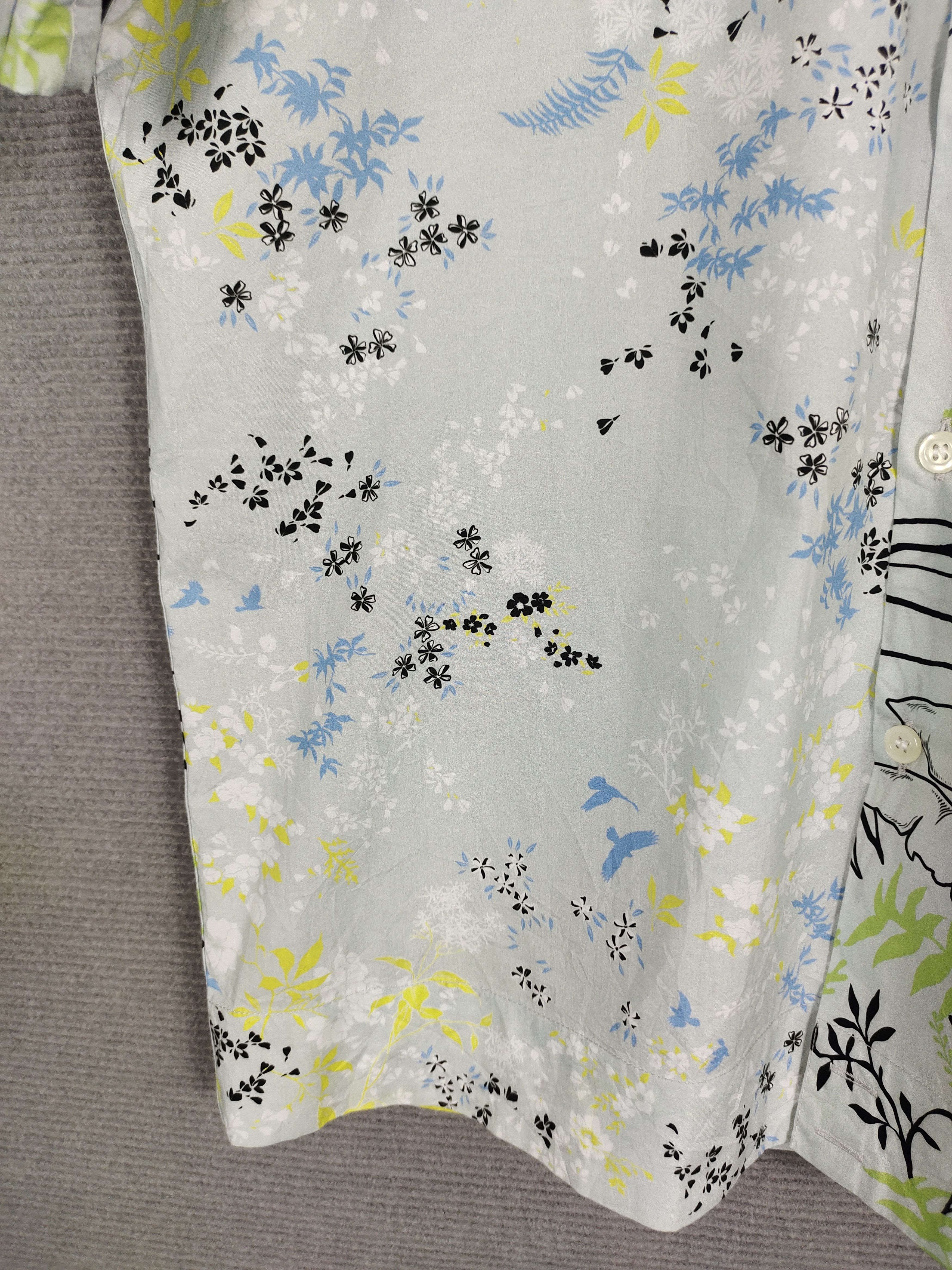 Diesel Vintage Y2k Diesel Flower Printed Oversize Shirt Size US S / EU 44-46 / 1 - 5 Thumbnail
