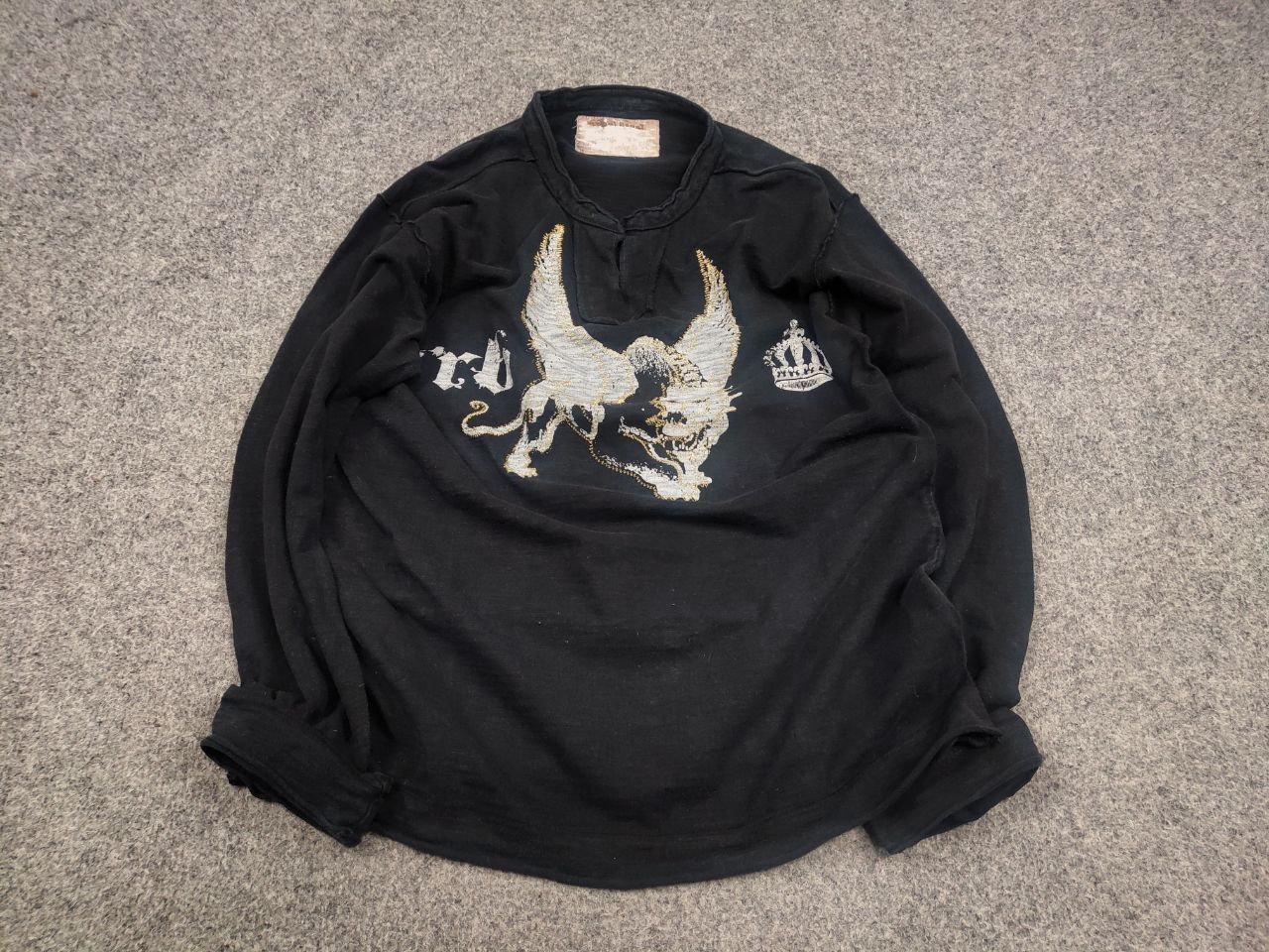 Le Grande Bleu (L.G.B.) Vintage l.g.b. Japanese Style Logo Faded Black long sleeve Size US M / EU 48-50 / 2 - 3 Thumbnail