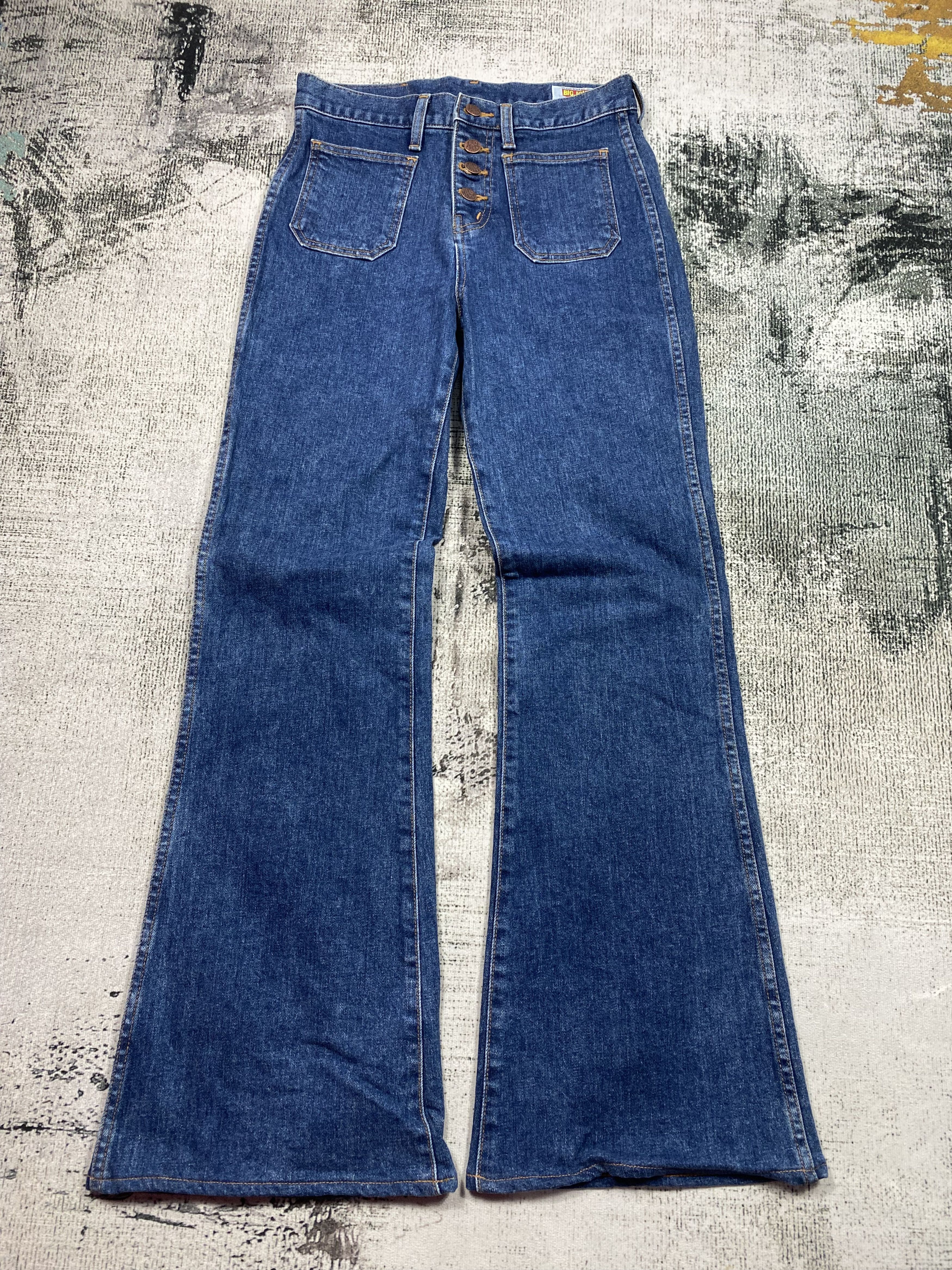 Big John SICKS💥Flare Bell Bottoms Jeans Vintage Big John Size US 27 - 1 Thumbnail