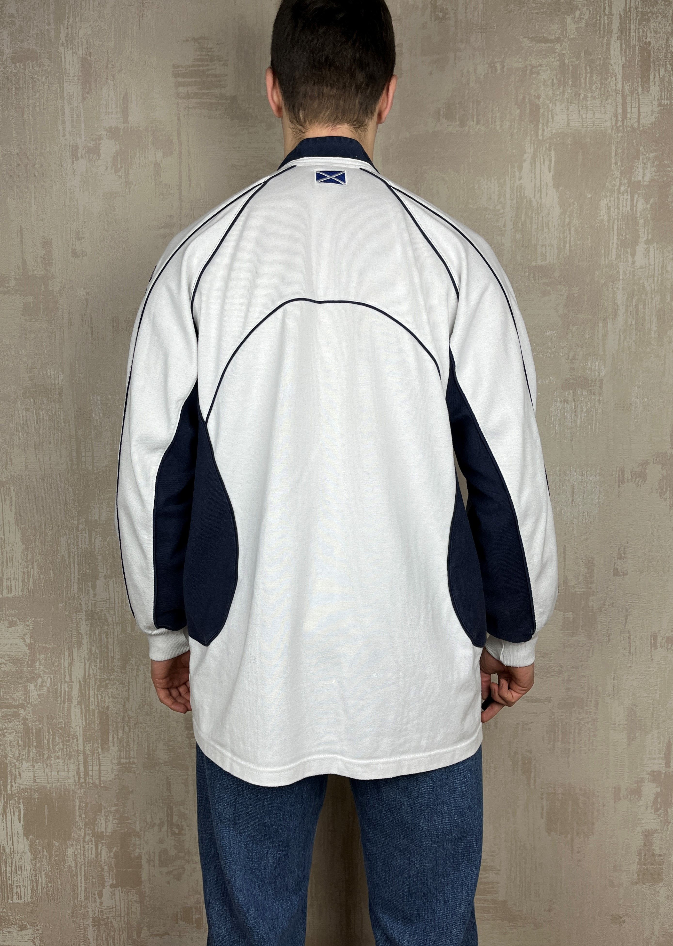 Canterbury of New Zealand Vintage Scotland Away Rugby Jersey Long Sleeve Canterbury Size US XL / EU 56 / 4 - 19 Thumbnail