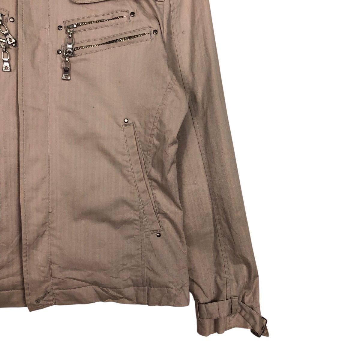 Japanese Brand Bomber Biker Jacket Punk Style Semantic Design Issey Miyake Size US L / EU 52-54 / 3 - 6 Thumbnail