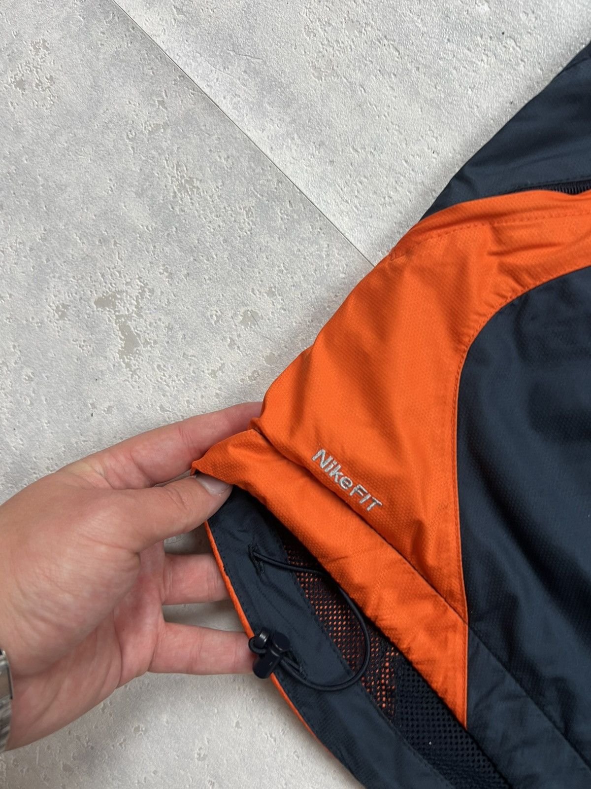 Nike 90s Nike Swoosh Vintage Y2K Oversized Nylon Retro Jacket Size US XL / EU 56 / 4 - 9 Thumbnail