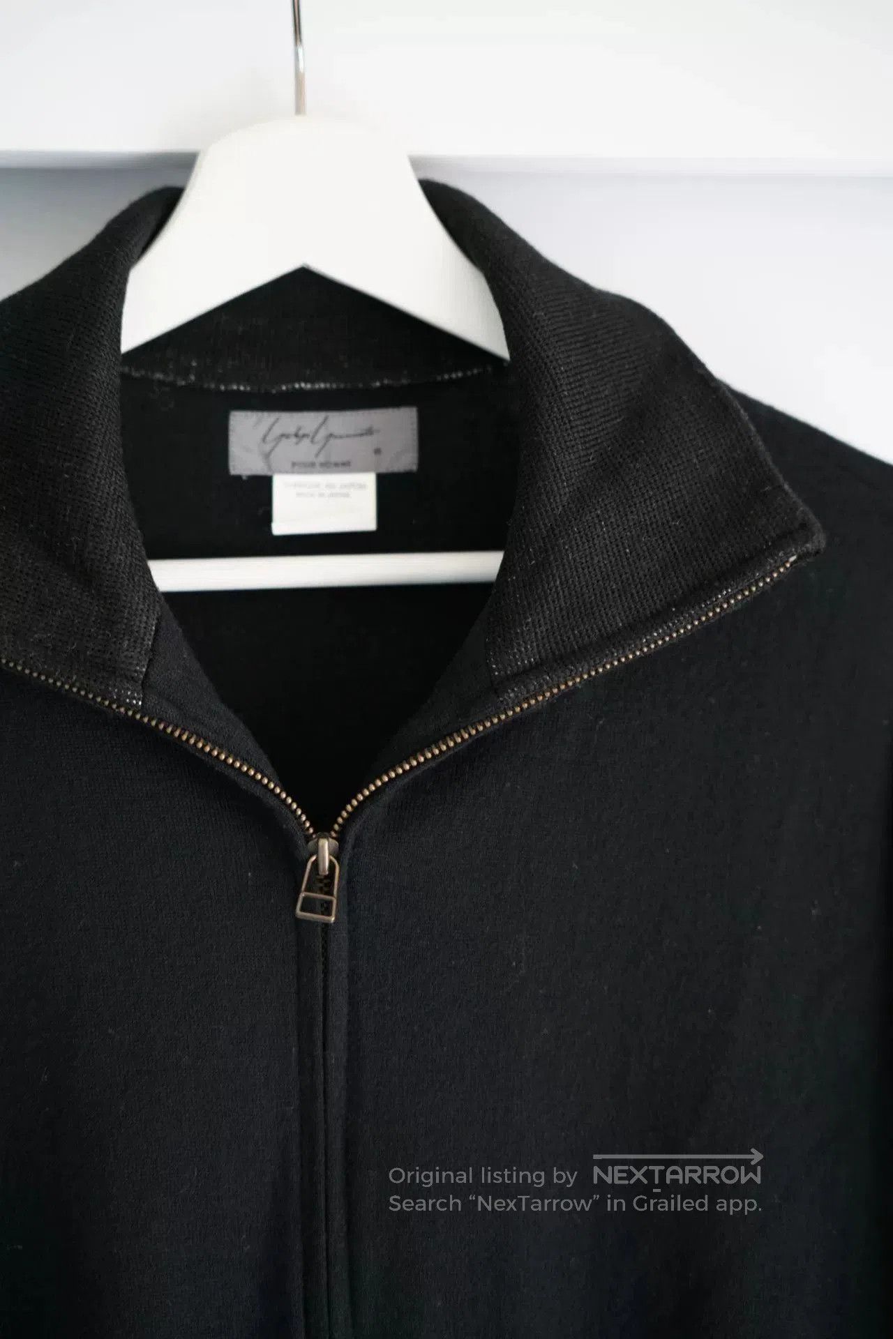Yohji Yamamoto Yohji Yamamoto Black Zip Jacket. Size US M / EU 48-50 / 2 - 4 Thumbnail