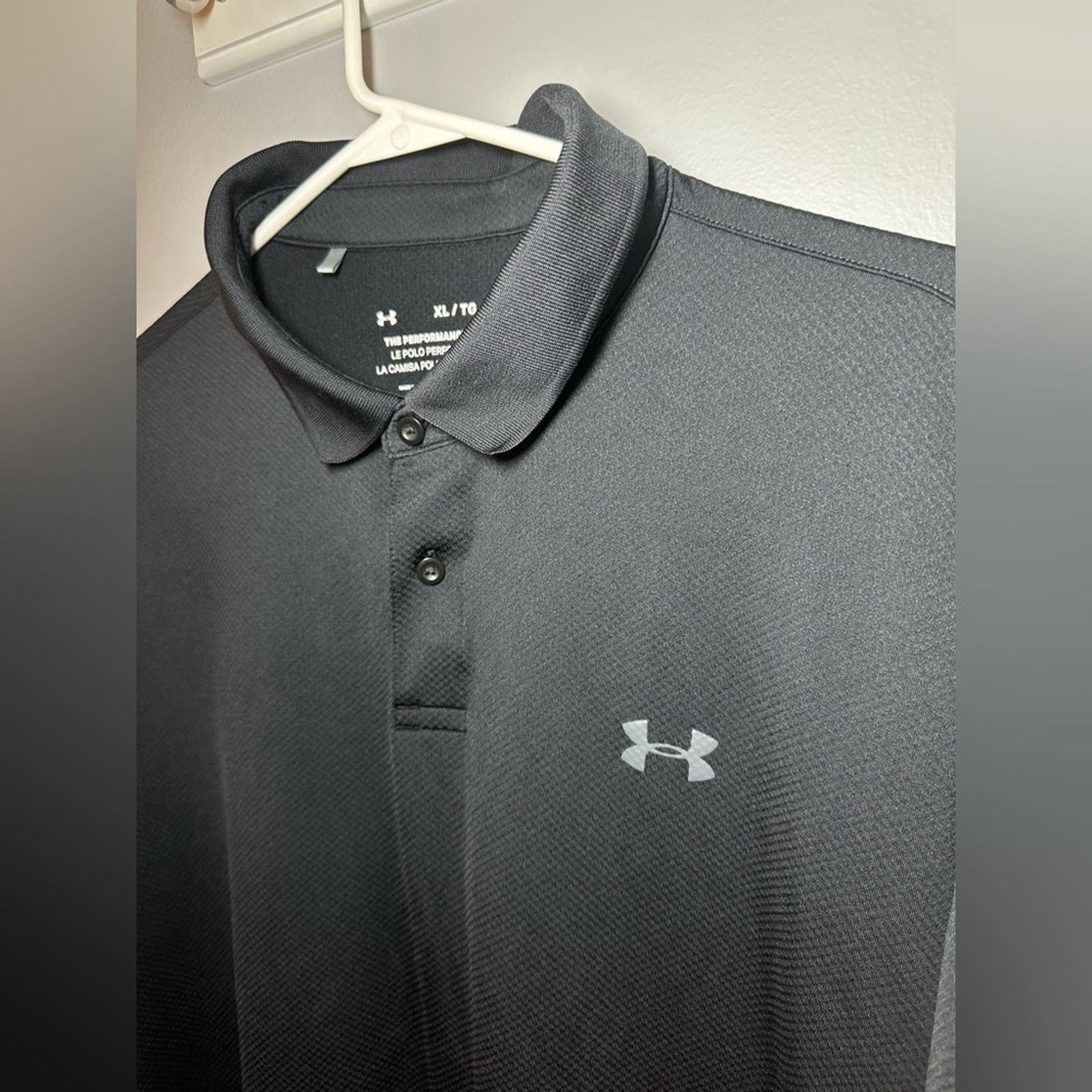 Under Armour Under Armour Men’s Performance Polo Sz XL Black Shirt Size US XL / EU 56 / 4 - 5 Thumbnail