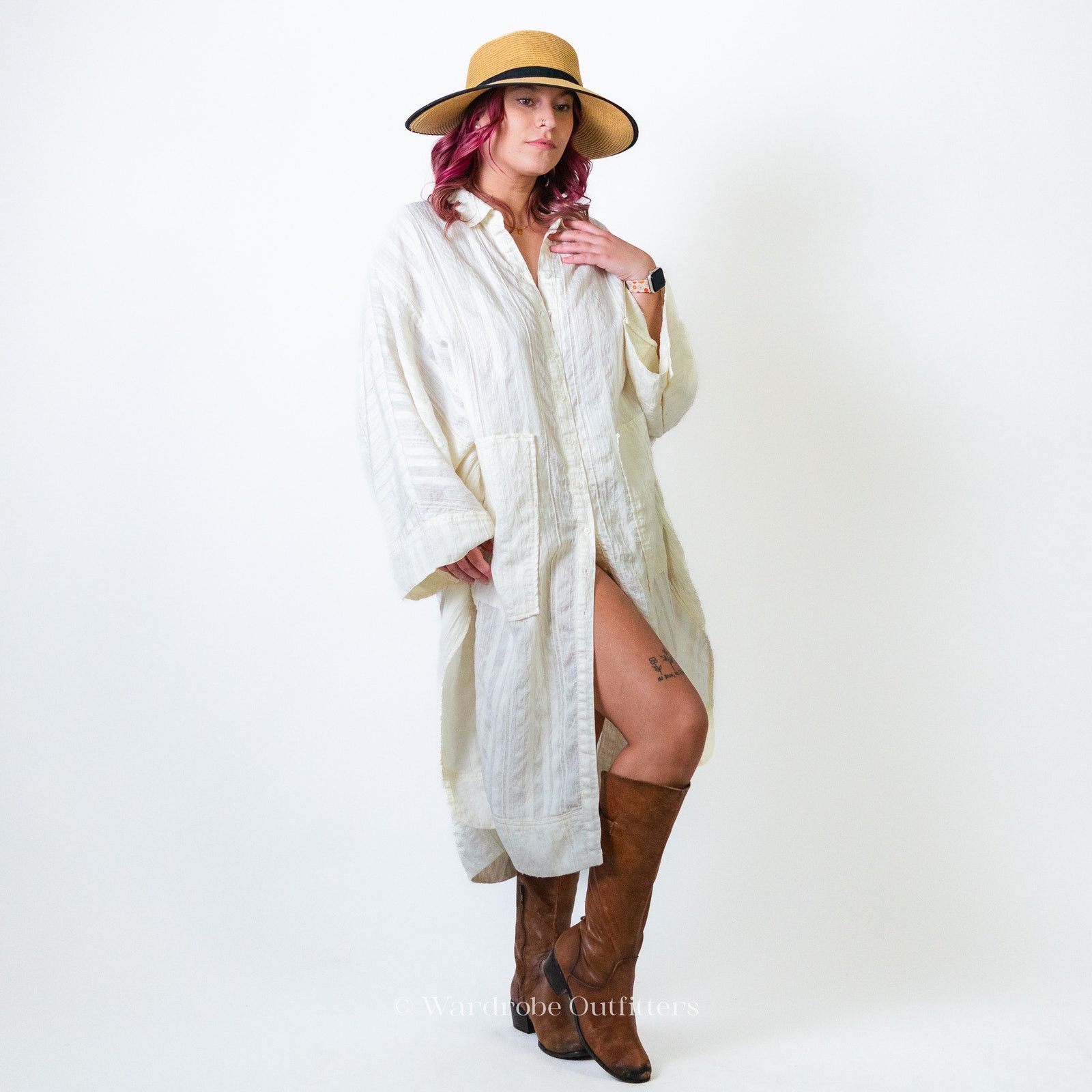 Free People Free People Oversized Dress Tunic - XS Size XS / US 0-2 / IT 36-38 - 12 Thumbnail
