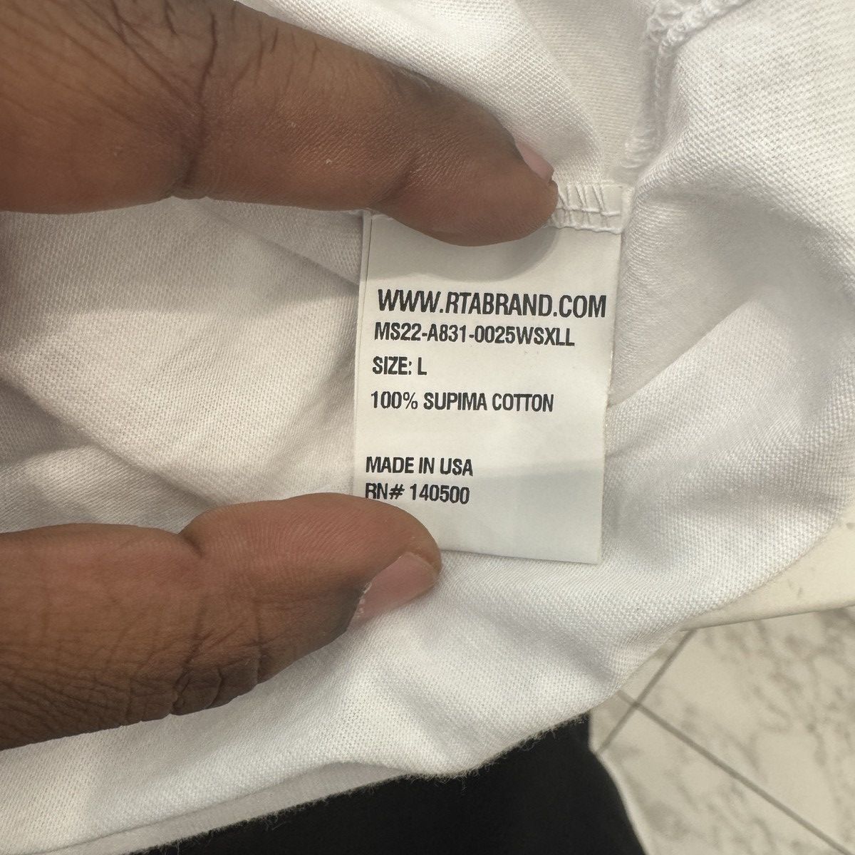 Rta RtA Liam T-Shirt Size L Size US L / EU 52-54 / 3 - 6 Thumbnail