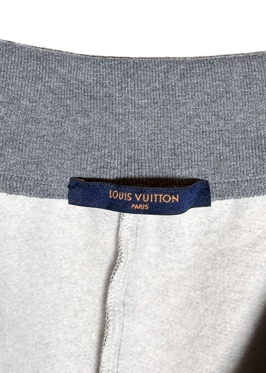 Louis Vuitton Louis Vuitton x Nigo 2021 Grey Heart Logo Jersey Shorts Size US 40 / EU 56 - 3 Thumbnail