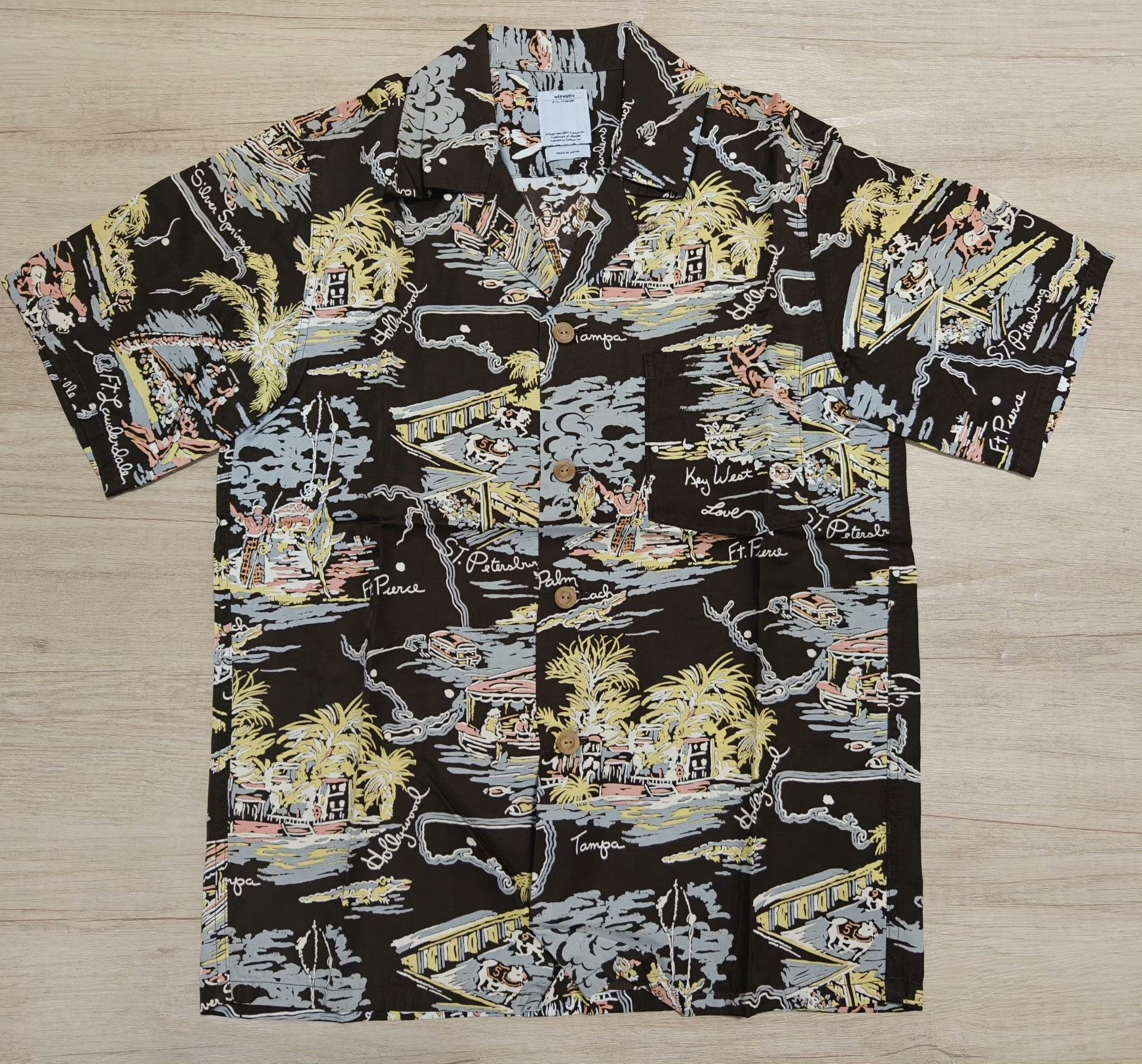 Visvim visvim 15ss Duke Shirt Sunshine S/S Size US S / EU 44-46 / 1 - 1 Thumbnail