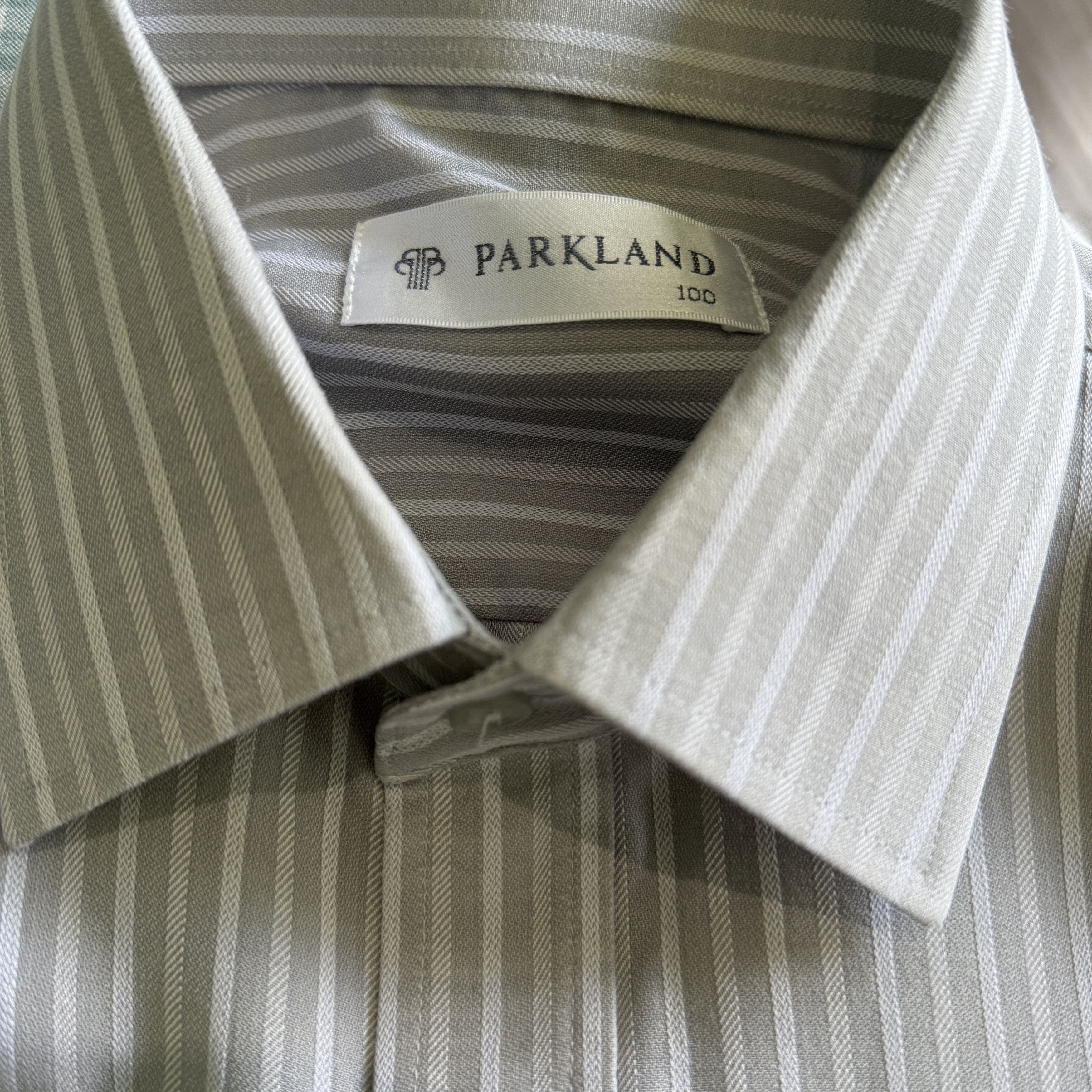 Other Parkland Grey Striped Long Sleeve Shirt – Classic Fit Size US M / EU 48-50 / 2 - 3 Thumbnail