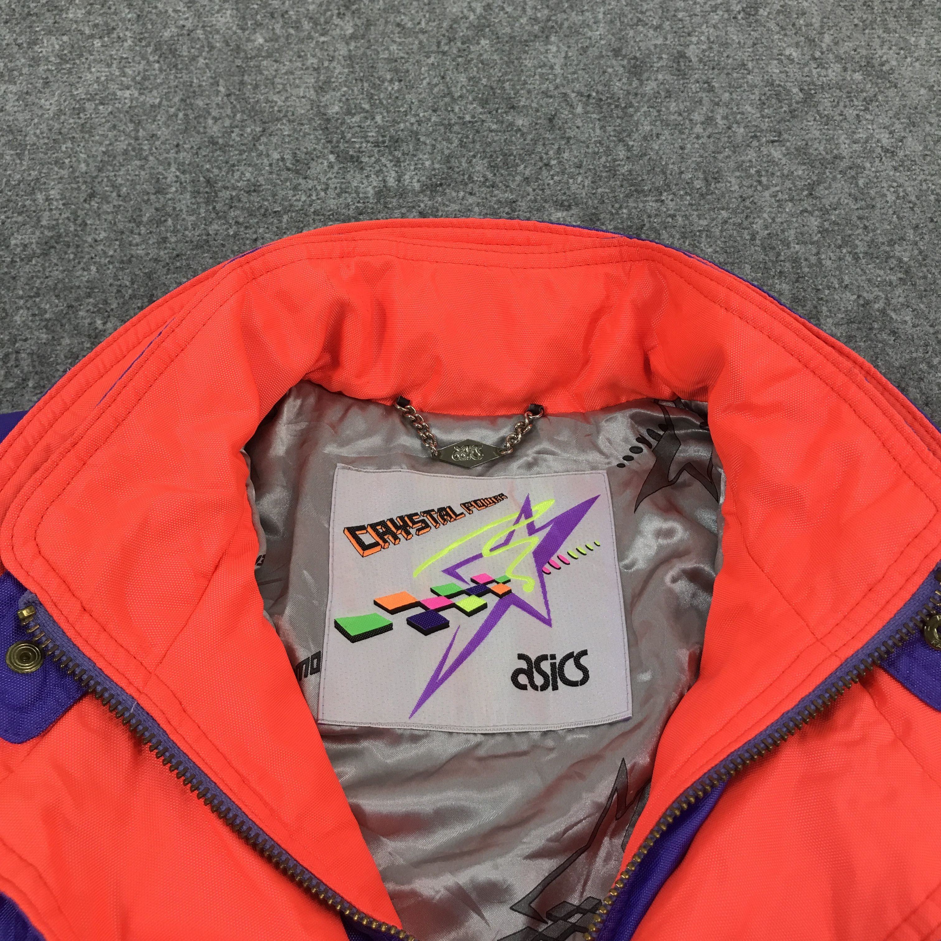 Asics × Japanese Brand × Sports Specialties VINTAGE ASICS SKI RACING MULTICOLOU JACKET Size US L / EU 52-54 / 3 - 7 Thumbnail