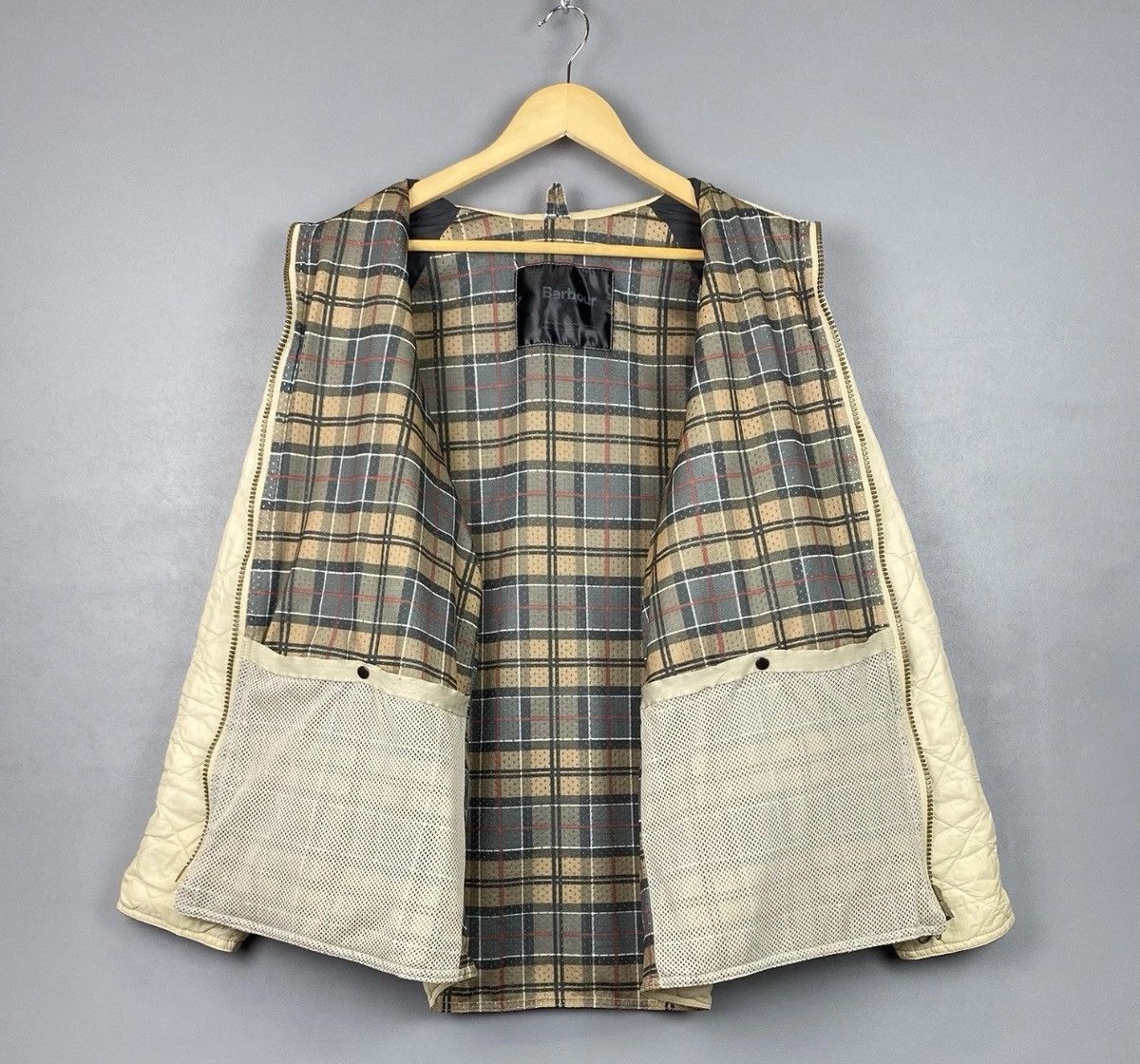 Barbour Barbour Flyweight Quilted Jacket Beige Cream Luxury Top Size US L / EU 52-54 / 3 - 15 Thumbnail