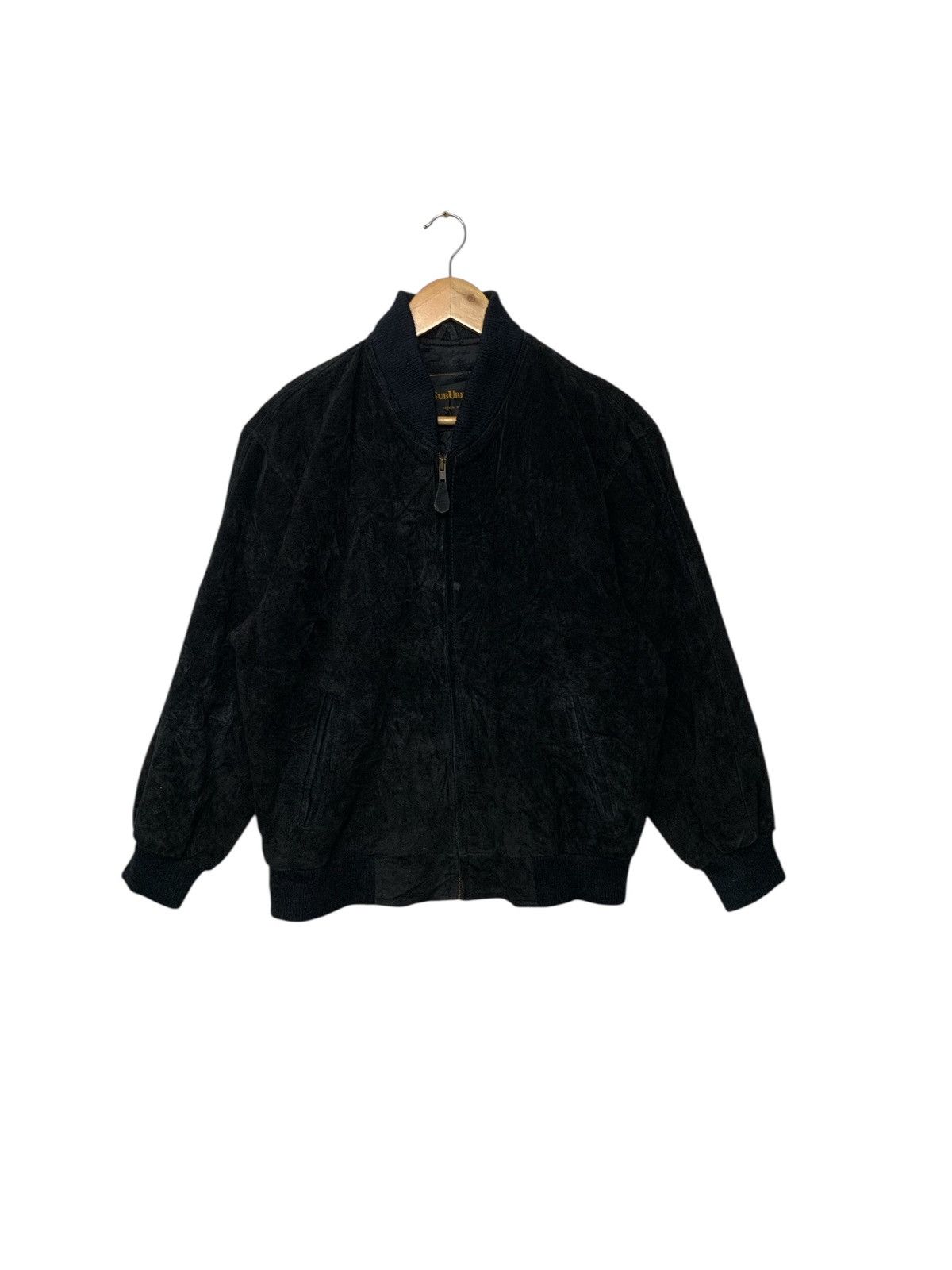 Leather Vintage 90's Suburban French Mode PigSkin Leather Jacket Size US M / EU 48-50 / 2 - 1 Thumbnail