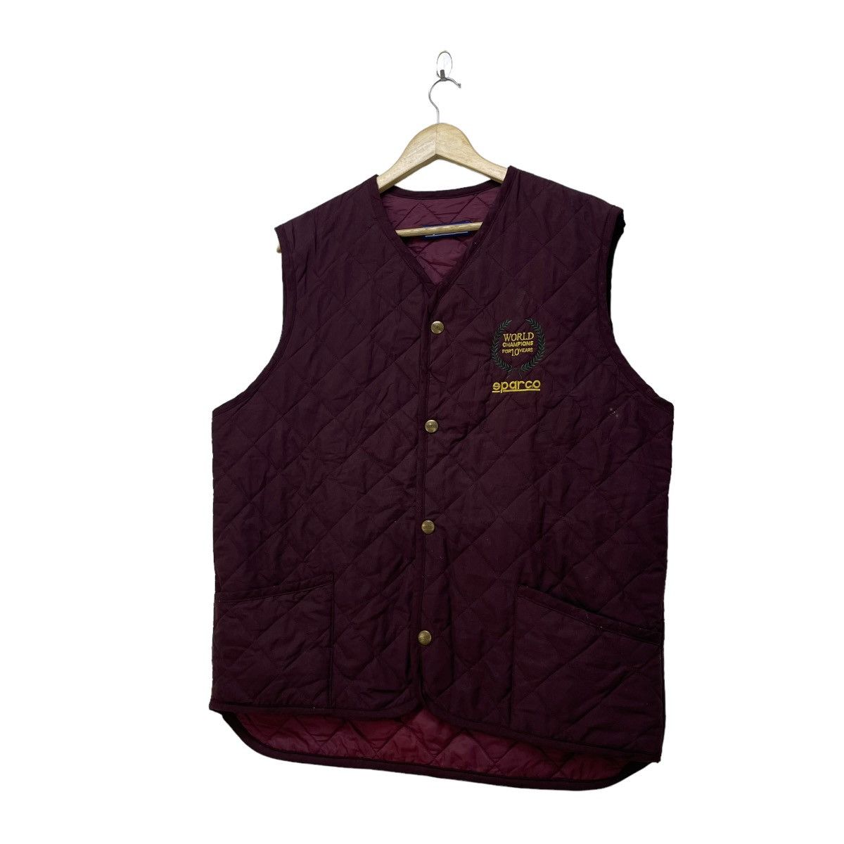 Gear for Sports Vintage Esparco World Champion 10 year Quilted Vest Jacket Size US L / EU 52-54 / 3 - 1 Thumbnail