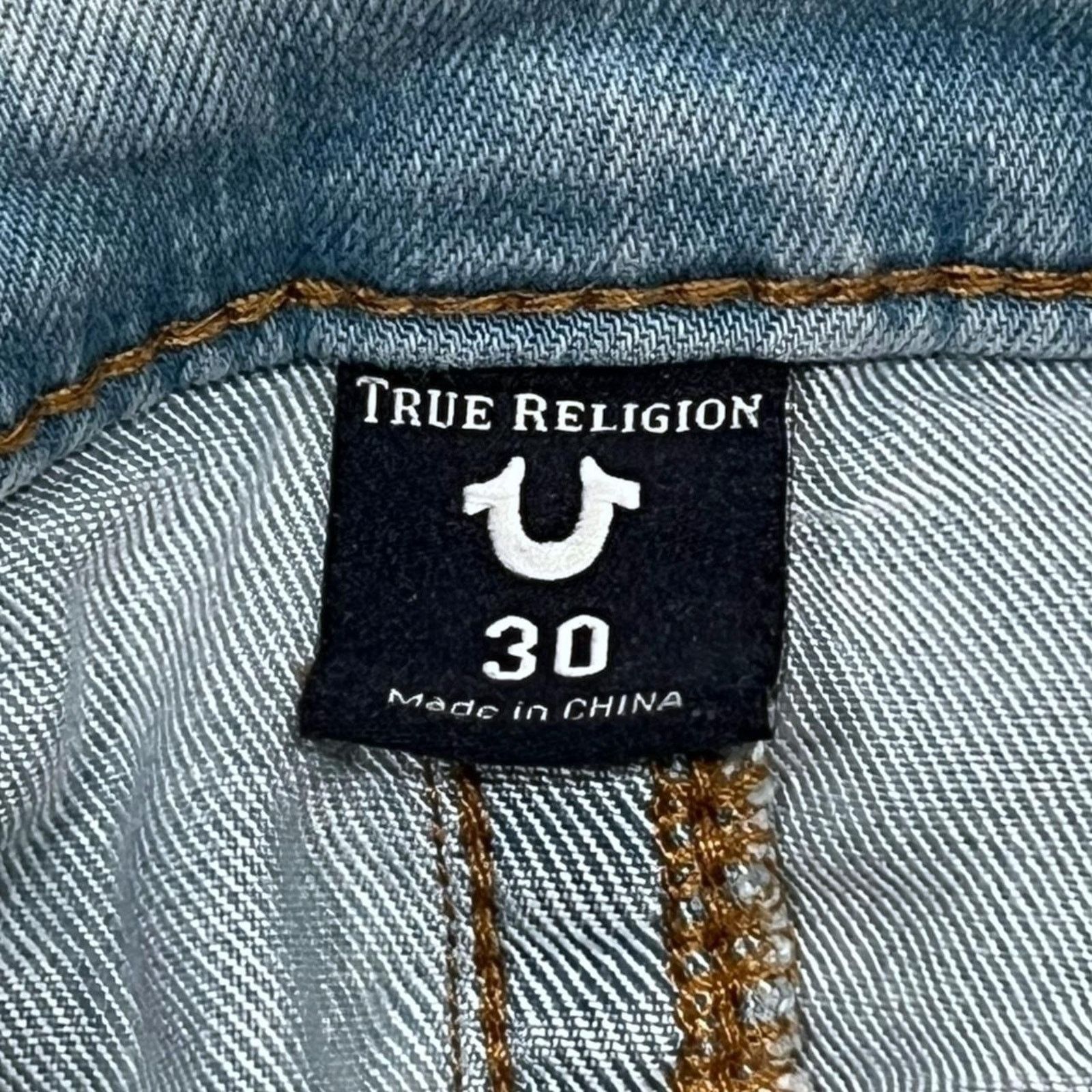 True Religion True Religion (Jennie) Light Blue Curvy Skinny Jeans Size 30" / US 8 / IT 44 - 5 Thumbnail