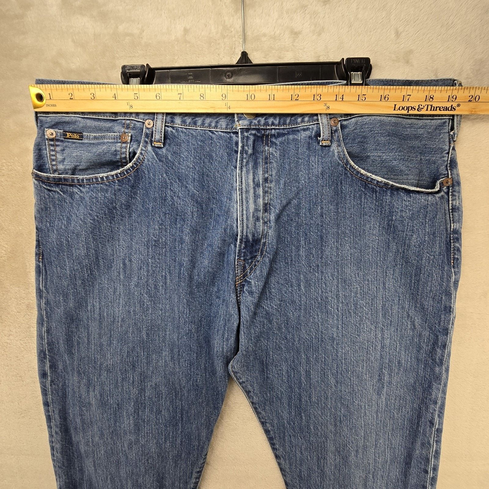 Polo Ralph Lauren Polo Ralph Lauren Hampton Relaxed Jeans 38x34 (Fits 38x32) Size US 38 / EU 54 - 11 Thumbnail