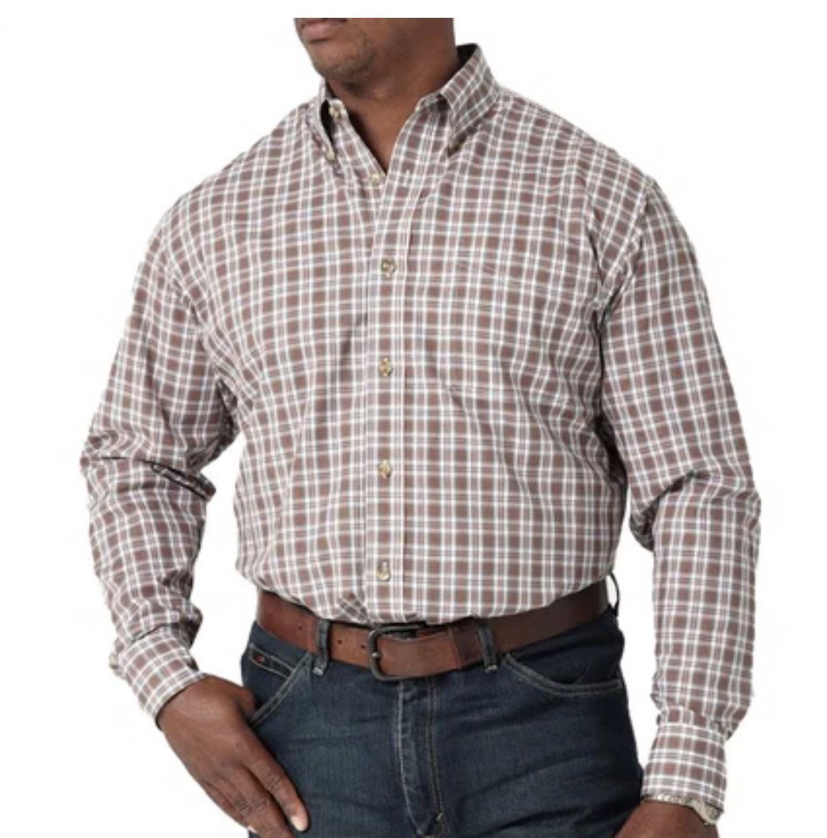 Wrangler Wrangler Riata Plaid Western Button Down Shirt Large. Size US L / EU 52-54 / 3 - 1 Thumbnail