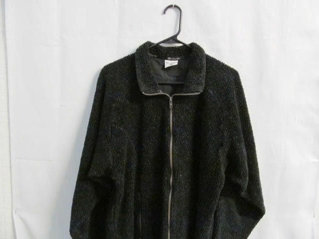Columbia Cozy Black Fleece Zip-Up Jacket Size L / US 10 / IT 46 - 2 Thumbnail